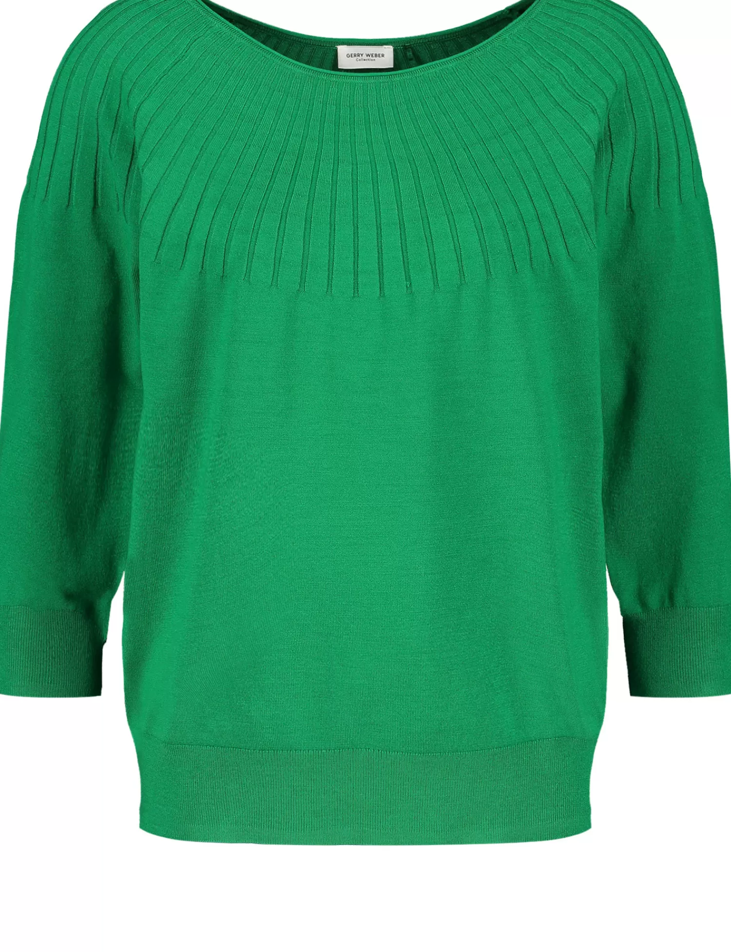 Hot 3/4-Arm-Pullover Mit Strickmuster Damen Pullover