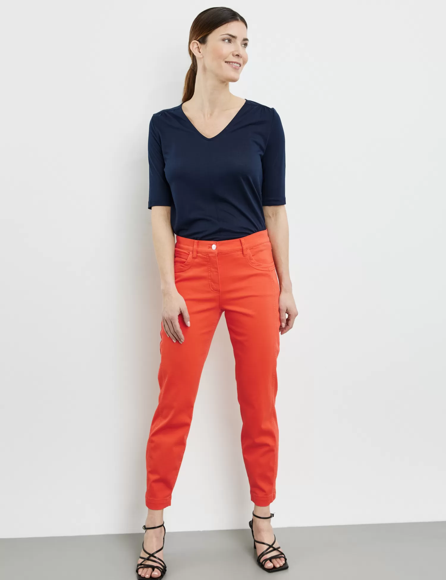 Hot 5 Pocket Jeans Best4Me Cropped Damen Jeans