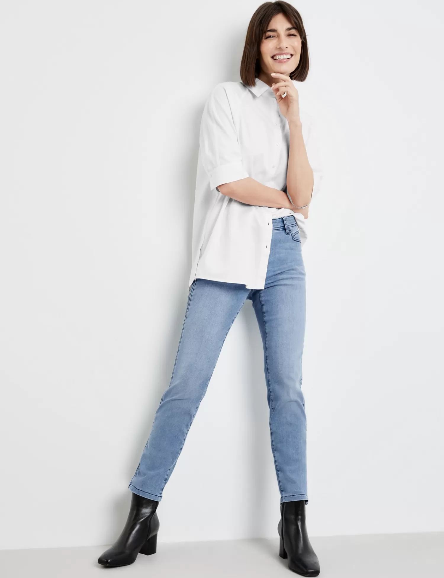 Best Sale 7/8 Jeans Mit Stretchkomfort Damen Jeans