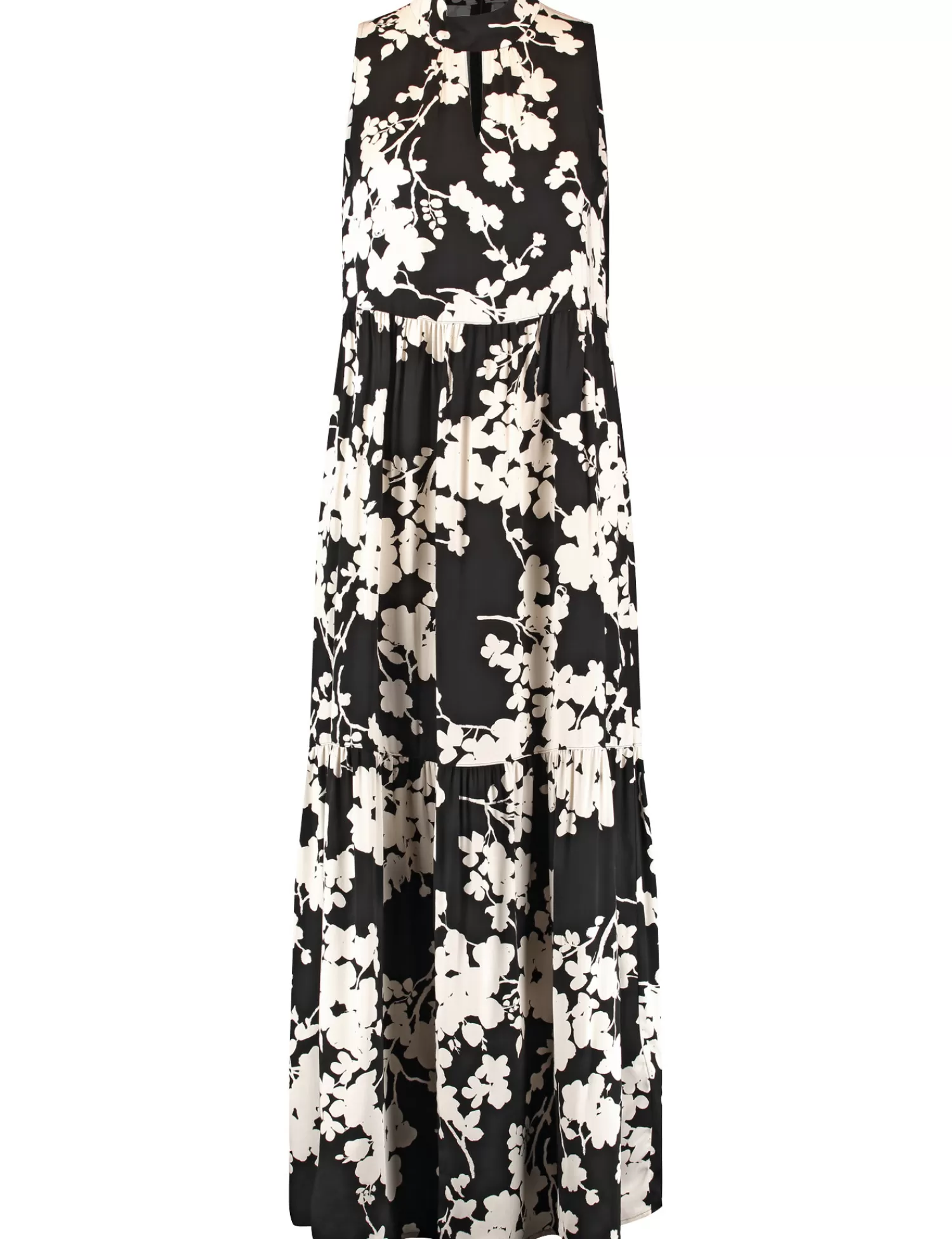 New Armelloses Stufenkleid Mit Floral-Print Damen Sommerkleider