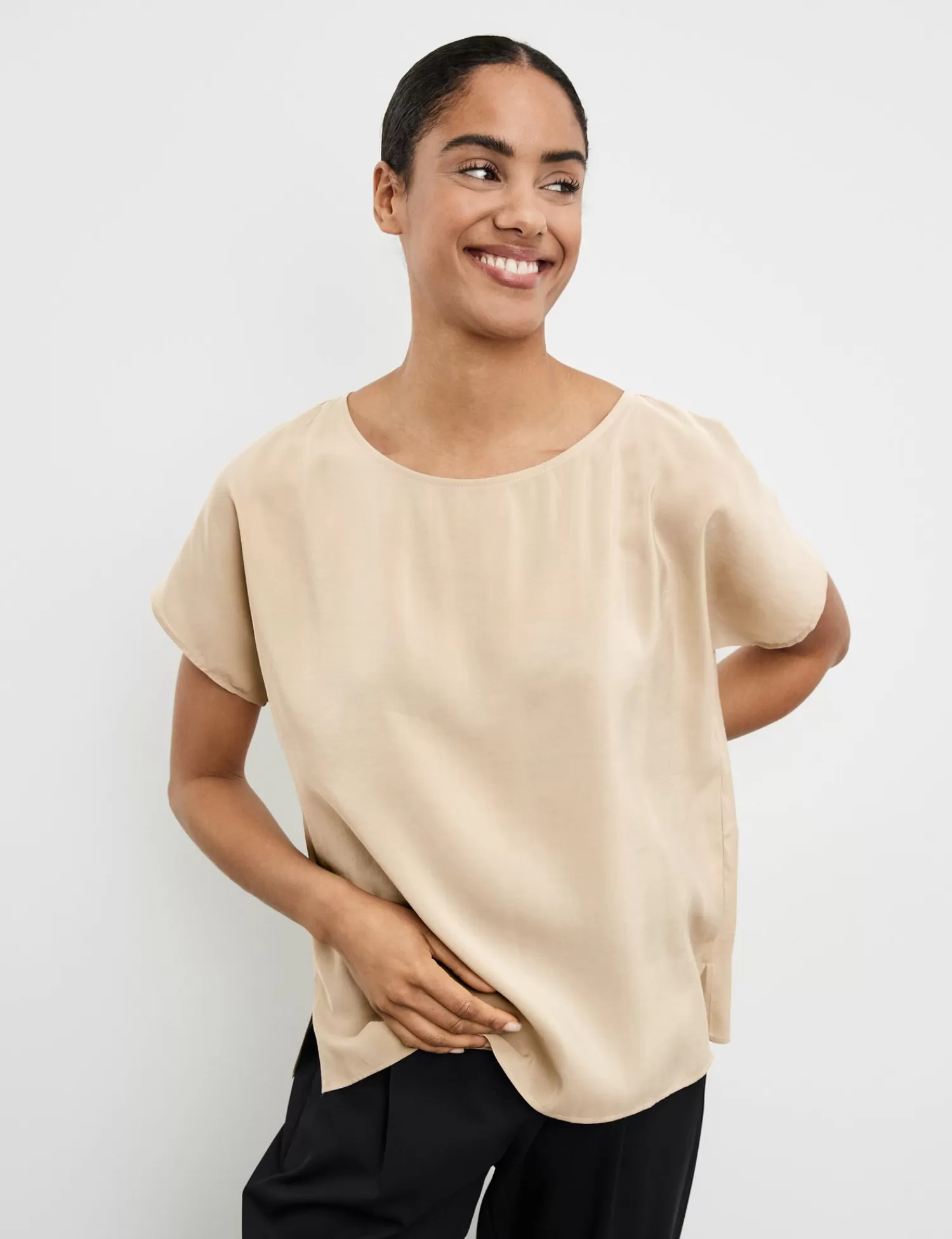 Shop Basic Blusenshirt Damen Blusenshirts