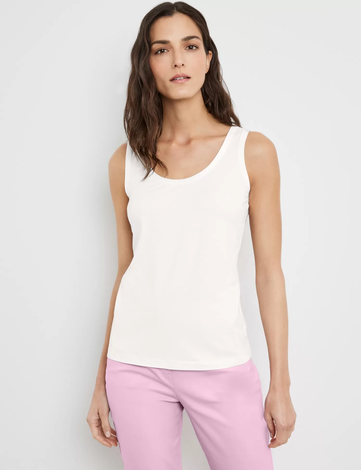 Online Basic Top Mit Satin-Detail Damen Tops