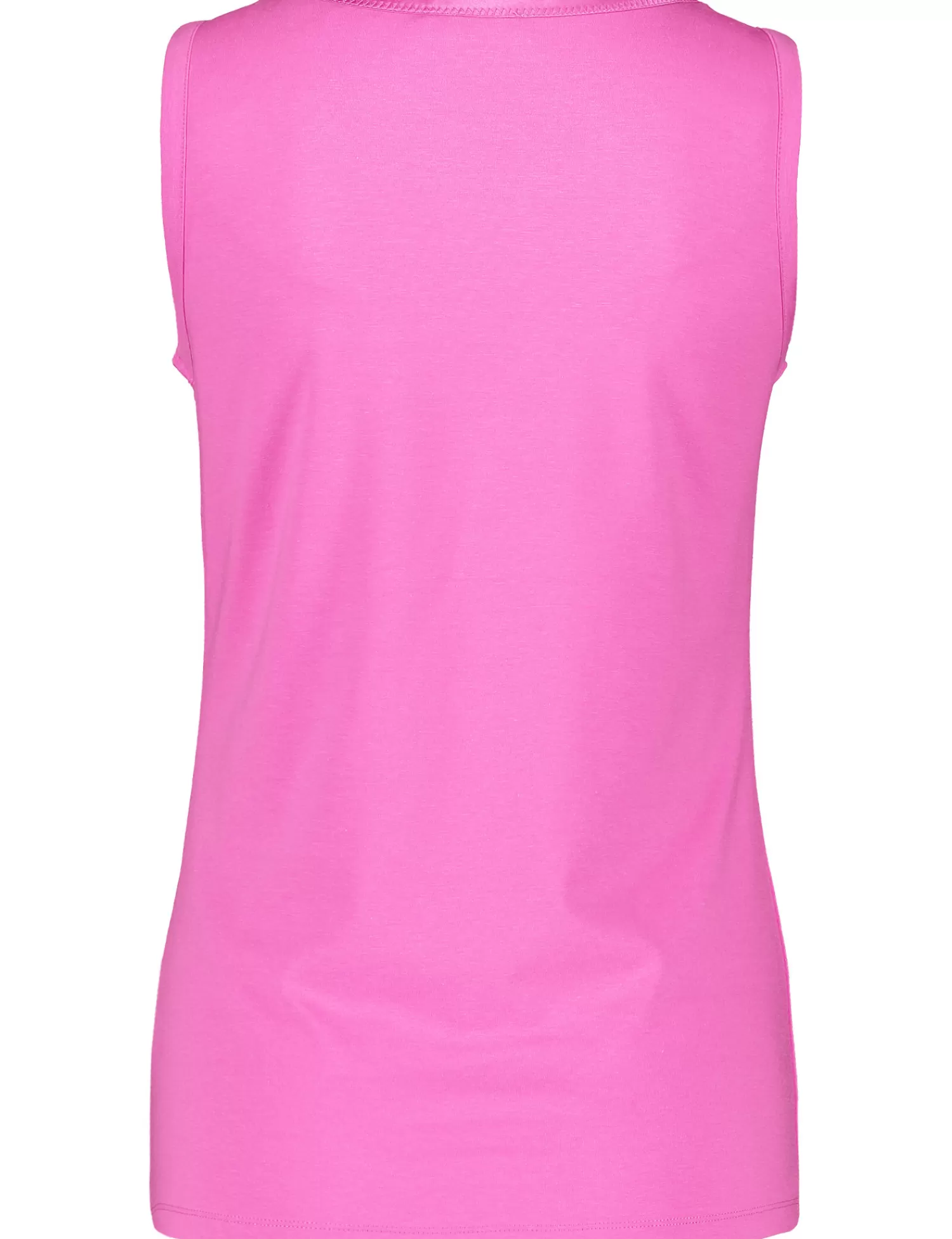 New Basic Top Mit Satin-Detail Damen Tops