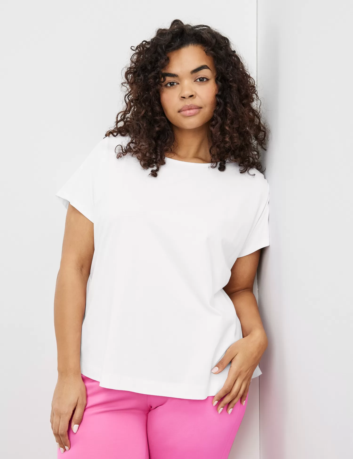 Best Sale Basic T-Shirt Mit Ruckenfalte Damen T-Shirts