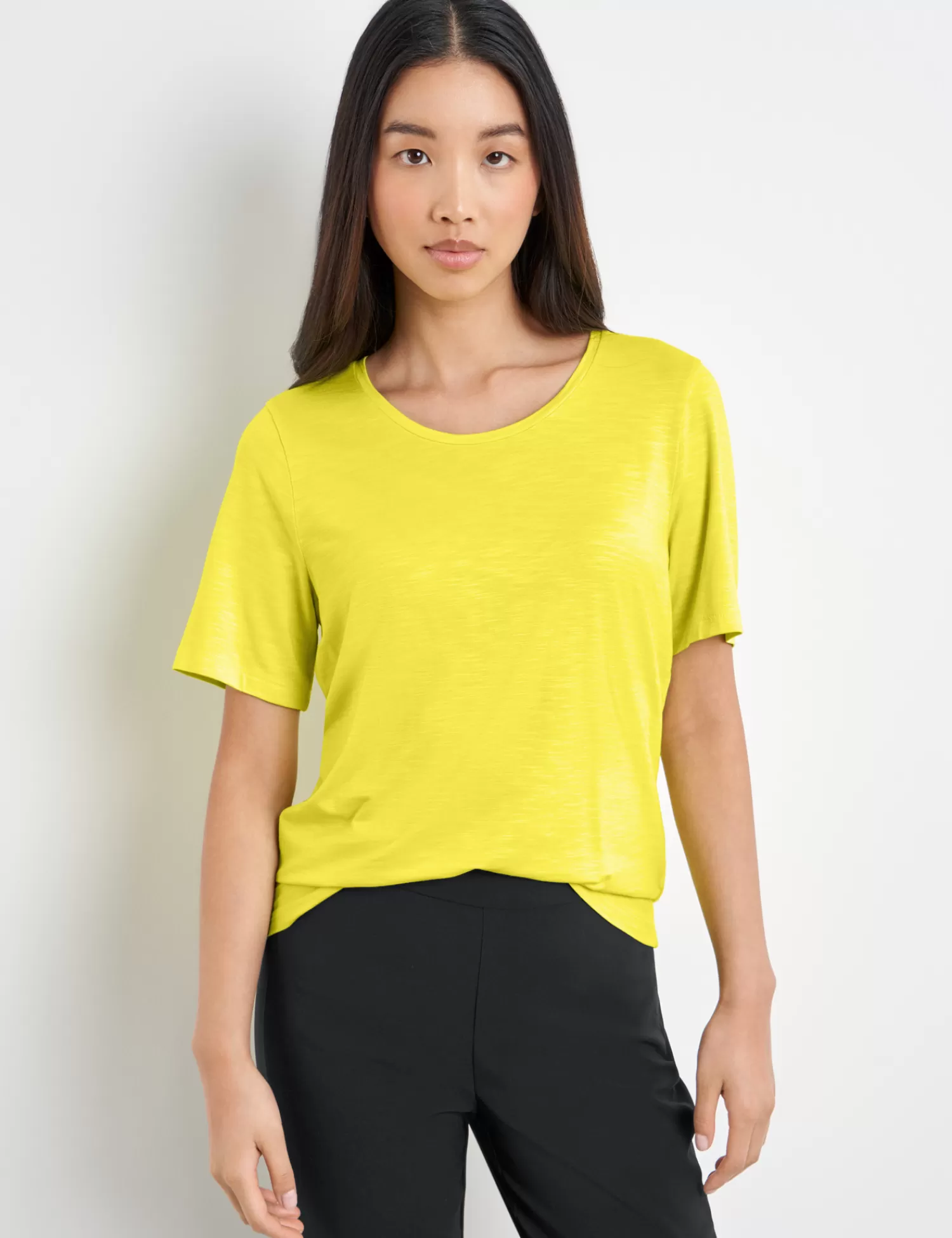 Store Basic T-Shirt Mit Rundem Ausschnitt Damen T-Shirts