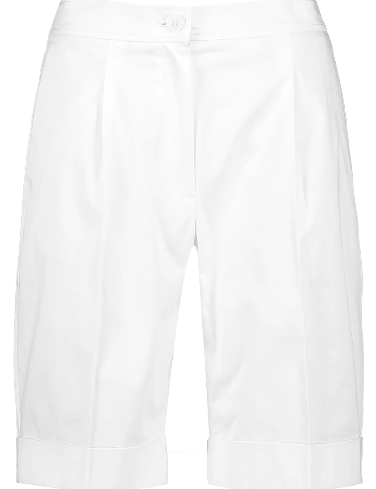 Cheap Bermuda Mit Saumaufschlag Damen Shorts / Bermudas