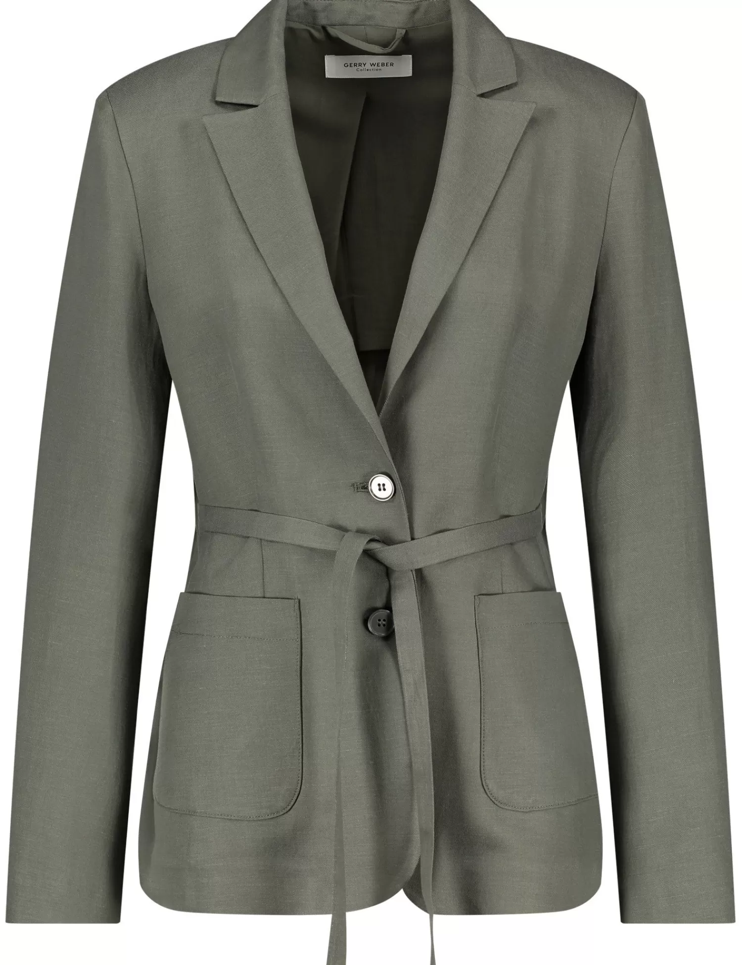 Store Blazer Mit Bindegurtel Damen Elegante Blazer