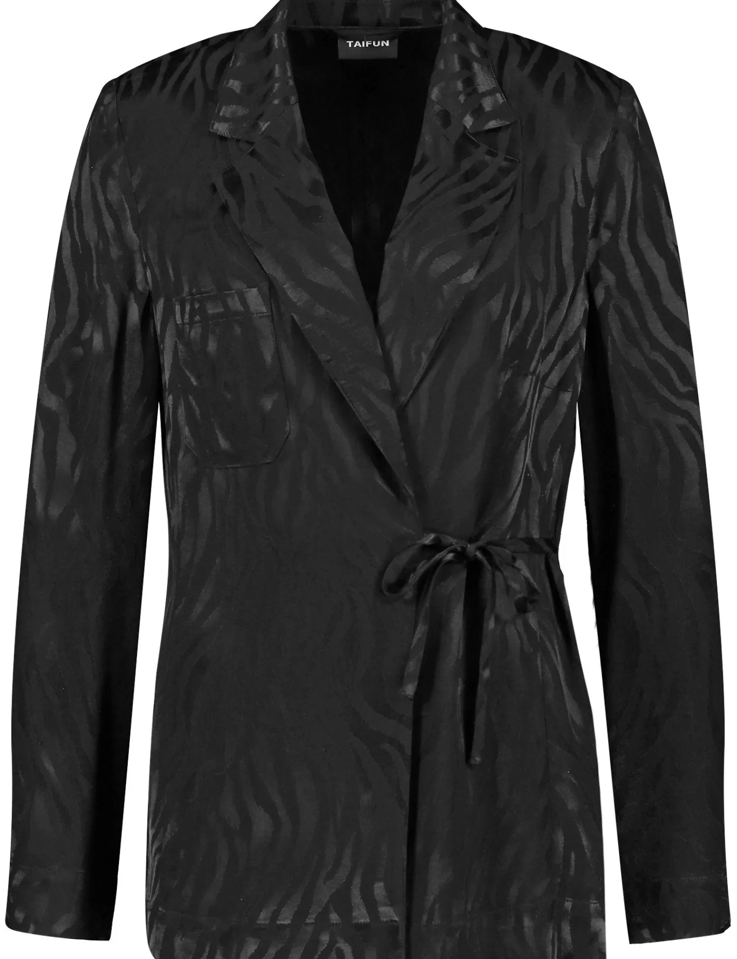 Flash Sale Blazer Mit Satiniertem Tiger-Dessin Damen Elegante Blazer