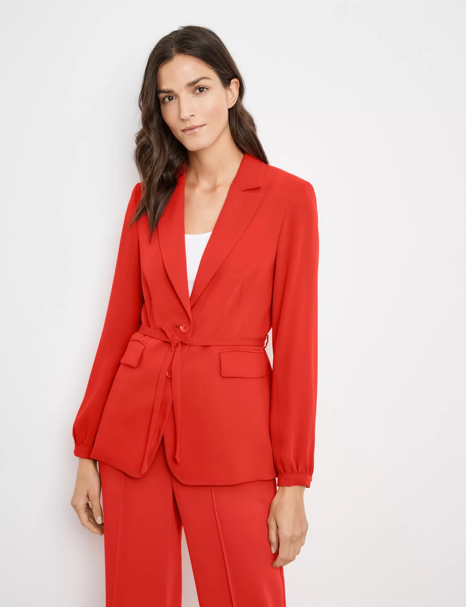 Discount Blazer Mit Taillenband Damen Elegante Blazer