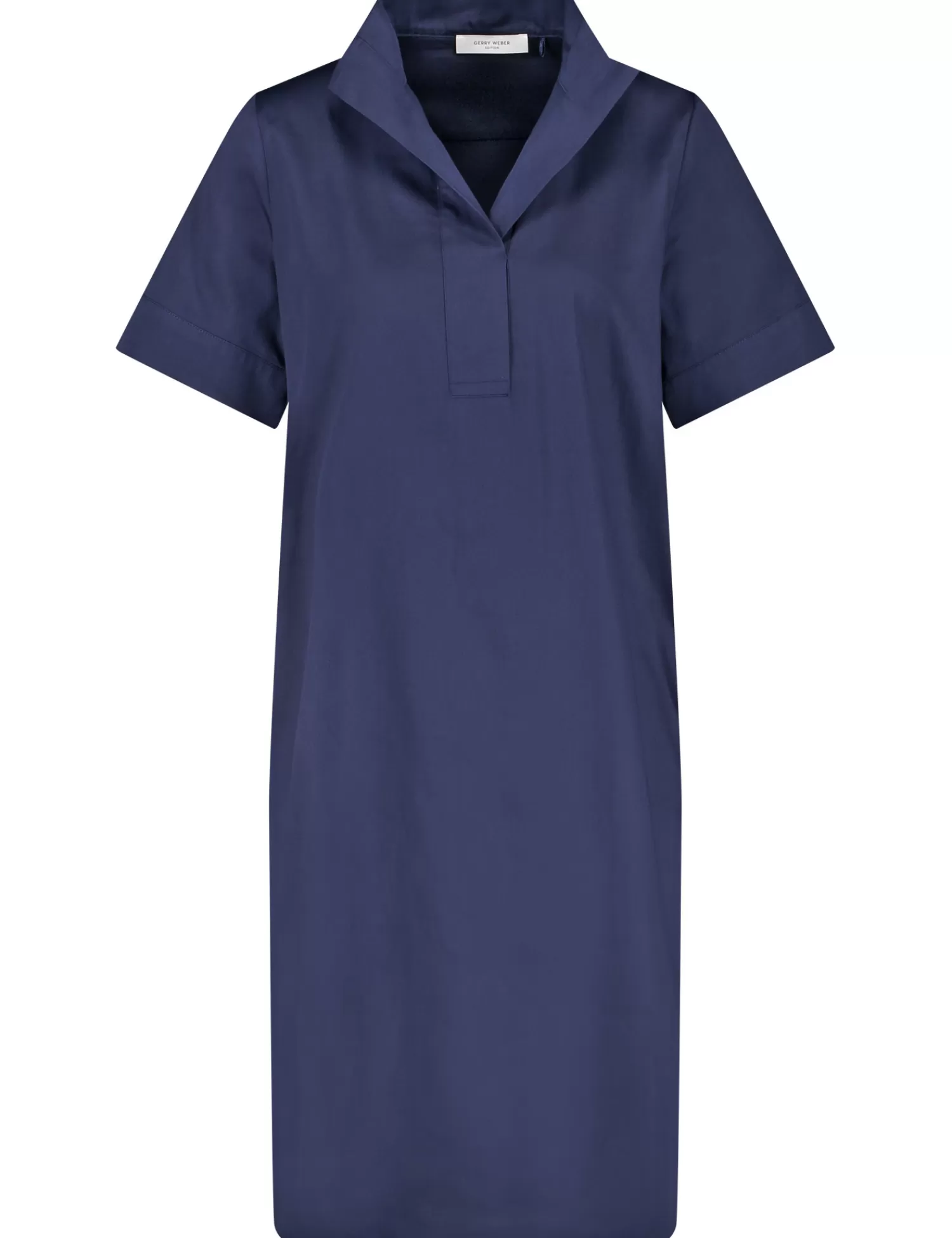 New Blusenkleid Aus Baumwolle Damen Knieumspielende Kleider