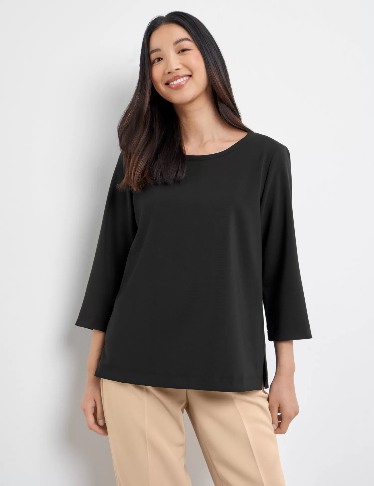 Fashion Blusenshirt Mit 3/4 Arm Damen Blusenshirts