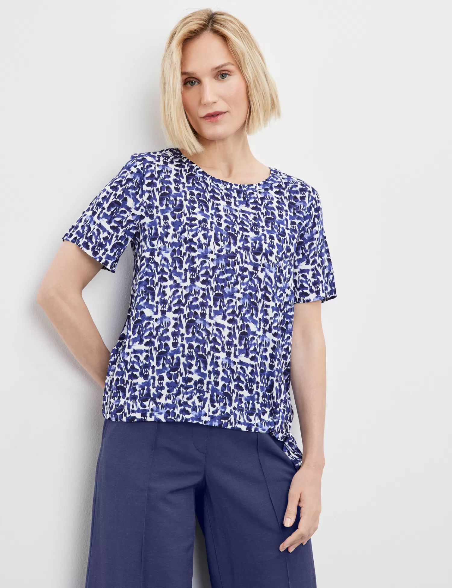 Outlet Blusenshirt Mit Bindedetail Damen Blusenshirts