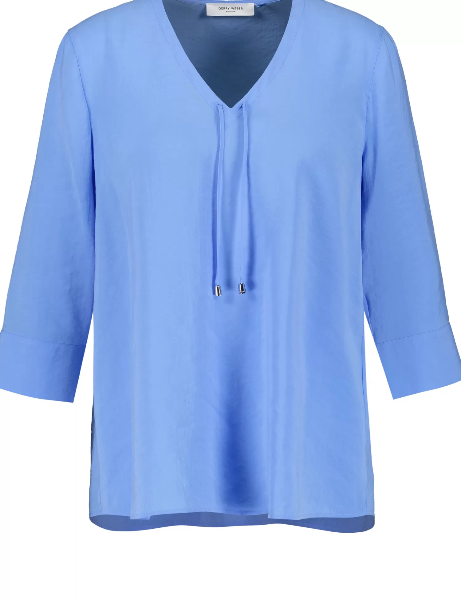 Fashion Blusenshirt Mit Bindedetail Damen Blusenshirts