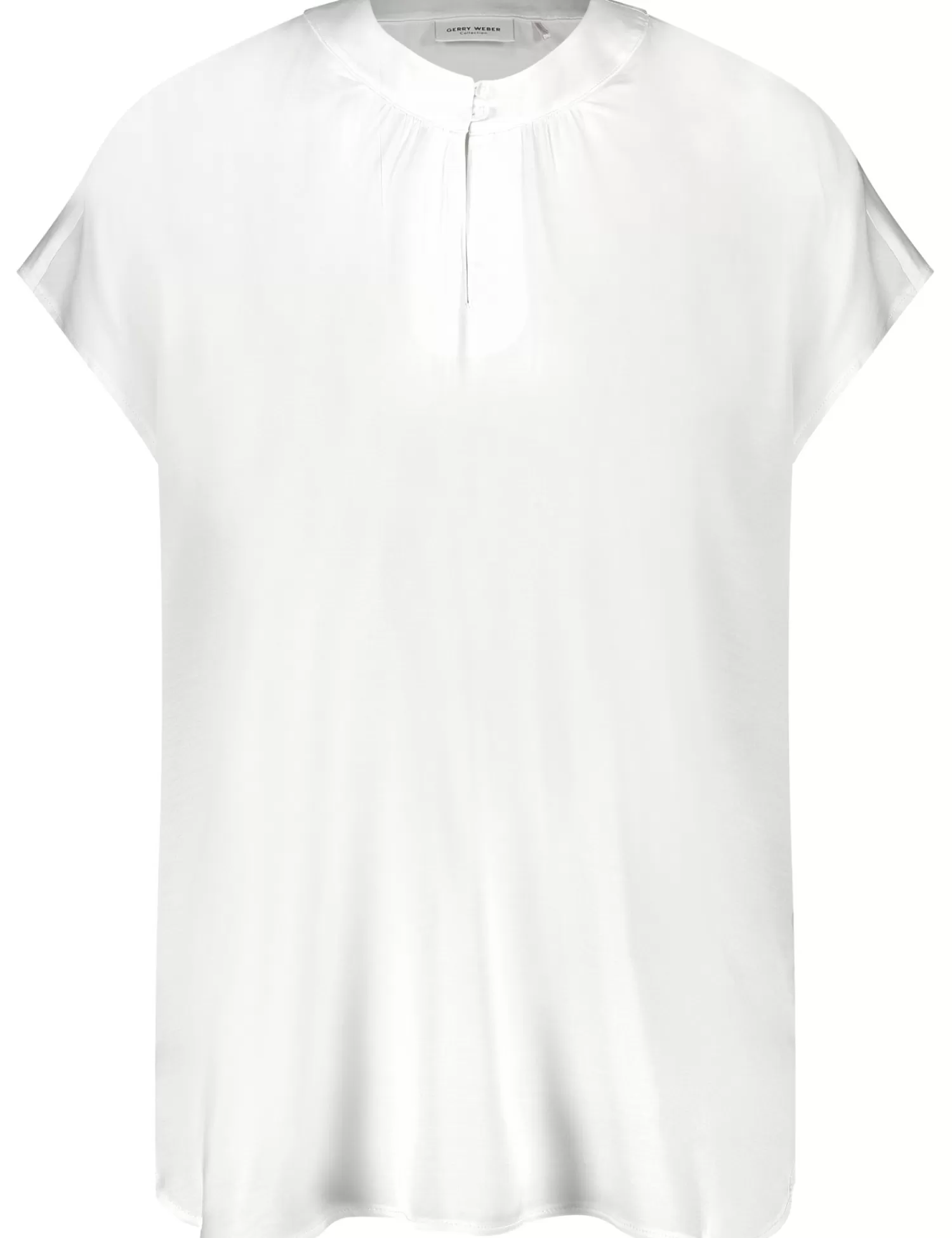 Online Blusenshirt Mit Geknopftem Ausschnitt Damen Blusenshirts