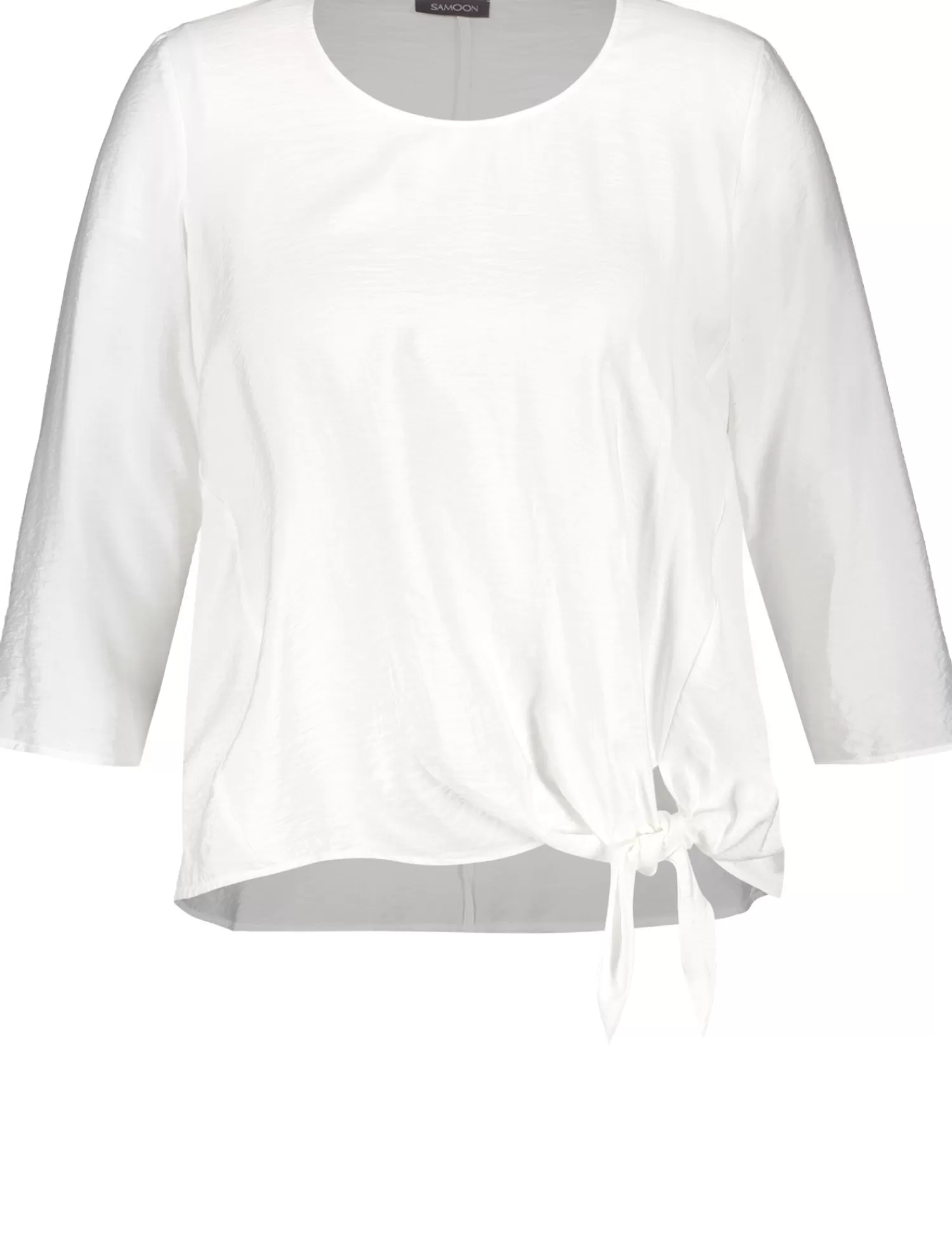 Outlet Blusenshirt Mit Knoten-Detail Damen Blusenshirts