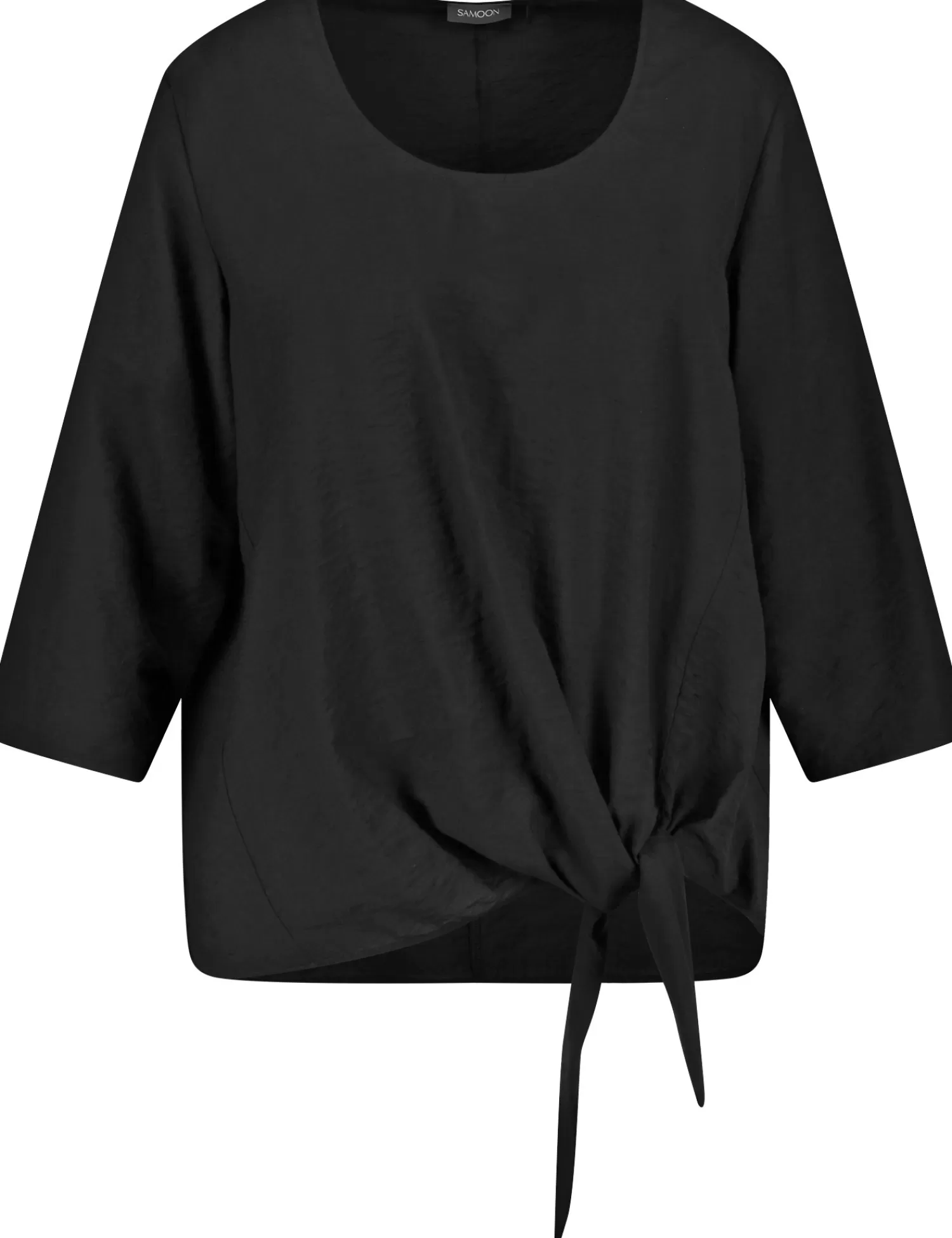 Hot Blusenshirt Mit Knoten-Detail Damen Blusenshirts