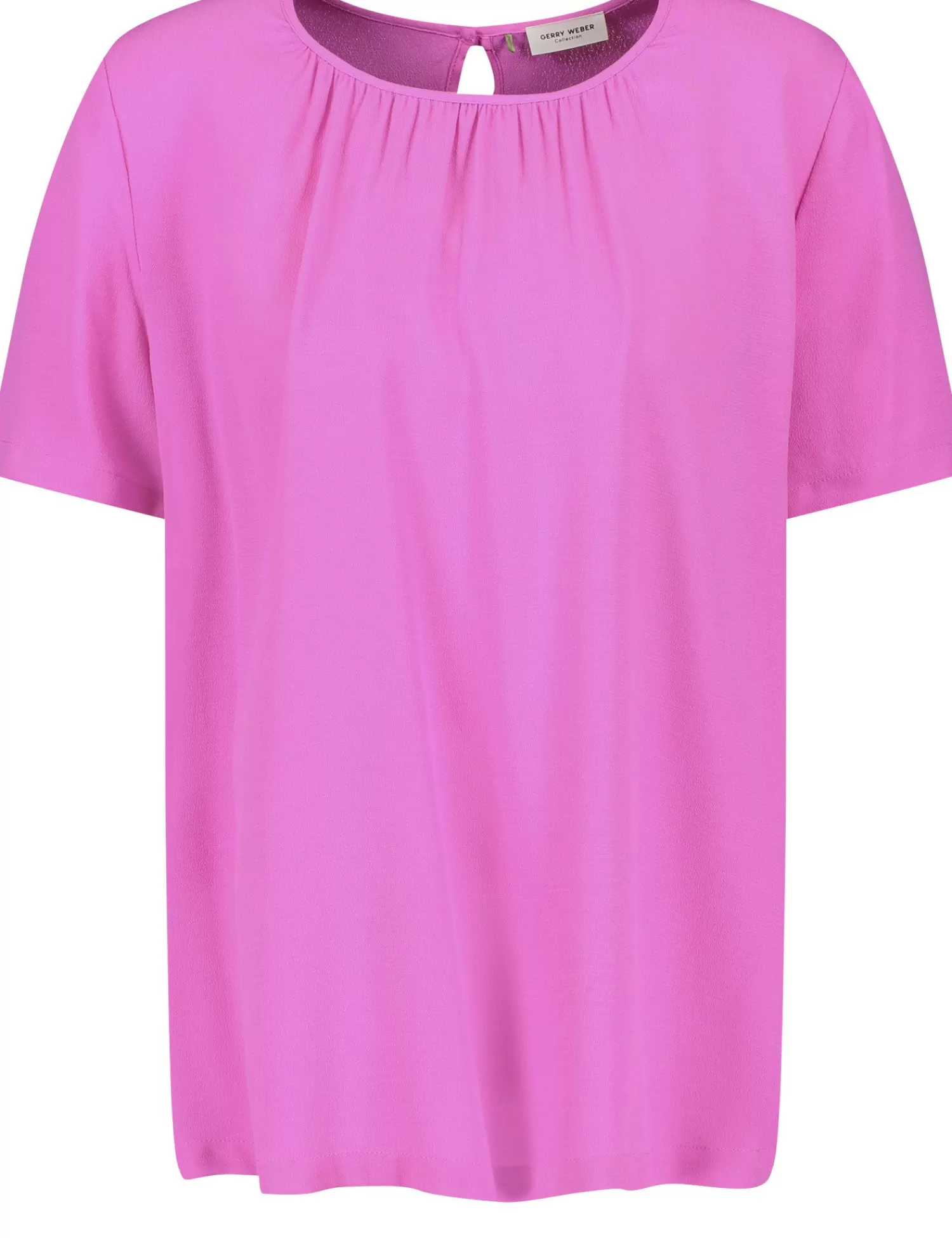 Online Blusenshirt Mit Krauselfalten Damen Blusenshirts