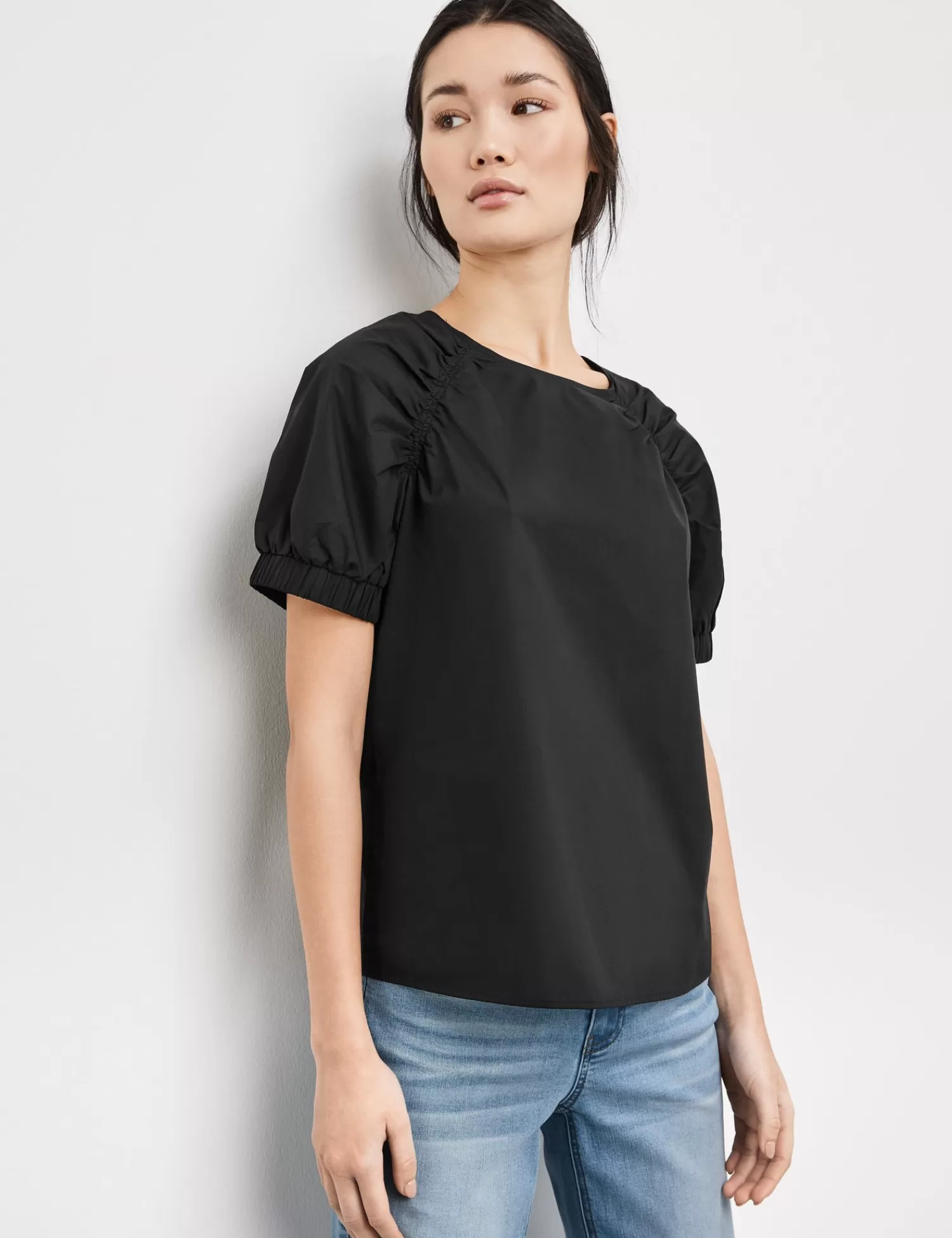 Cheap Blusenshirt Mit Raffungen Damen Blusenshirts