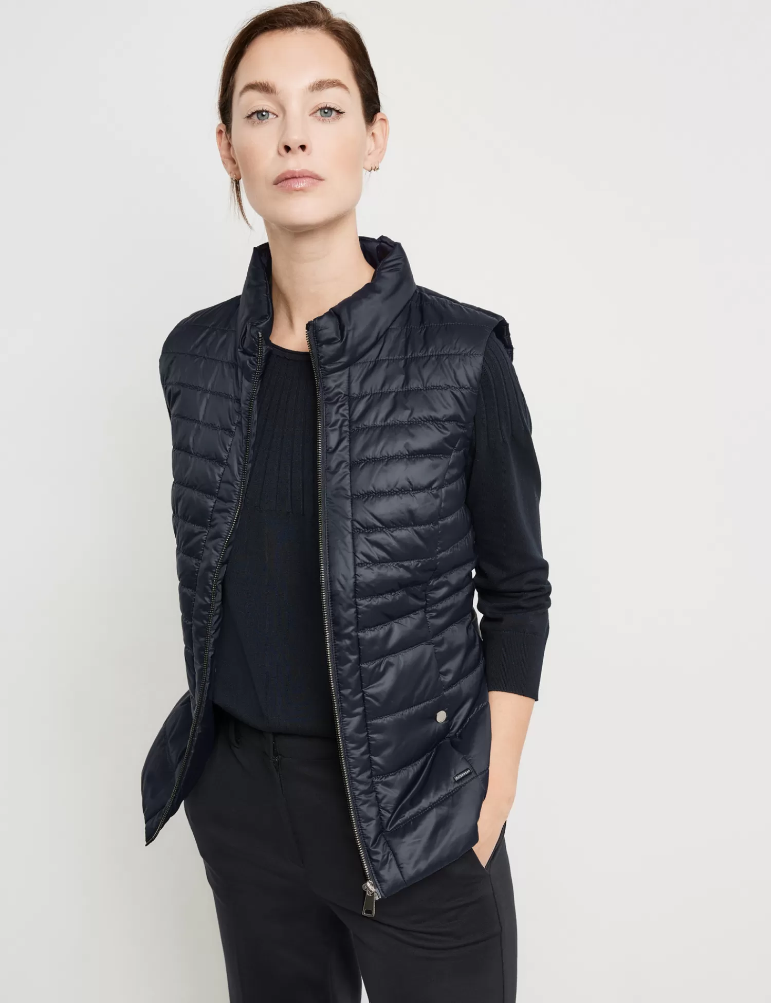 Clearance Figurbetonte Steppweste Damen Westen