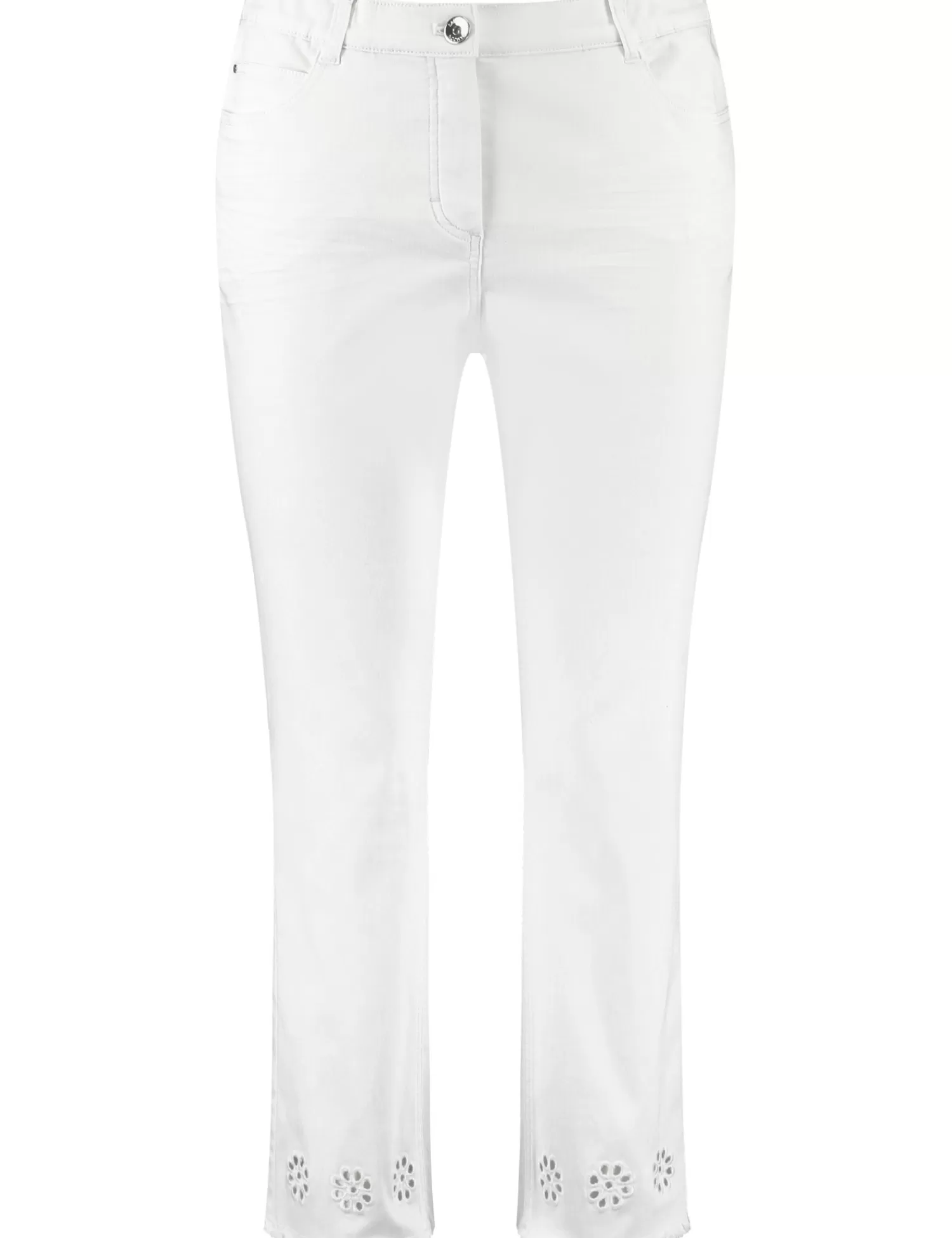 Cheap Flared Jeans Mit Lochstickerei Betty Jeans Damen Jeans