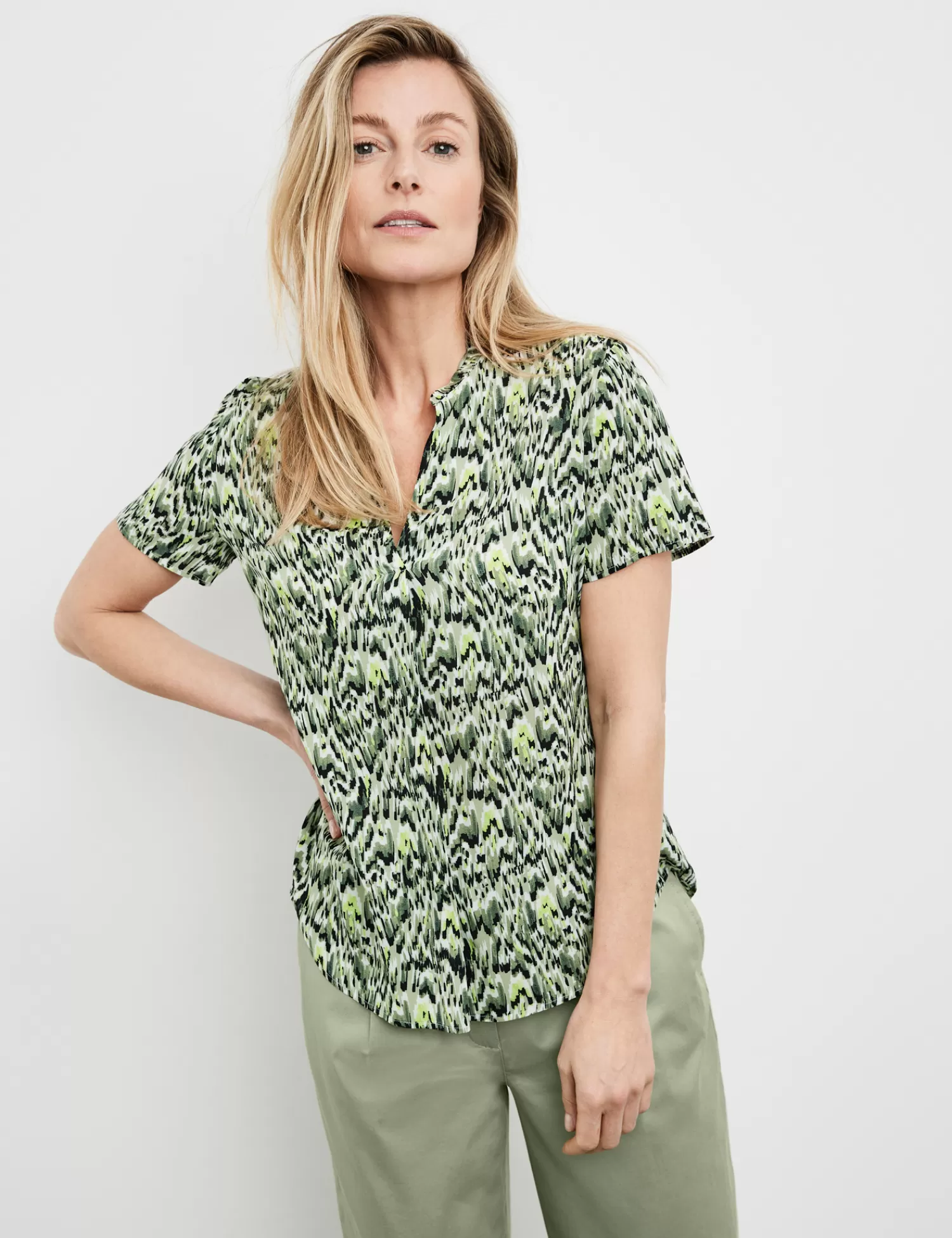 Shop Gemustertes Blusenshirt Damen Blusenshirts