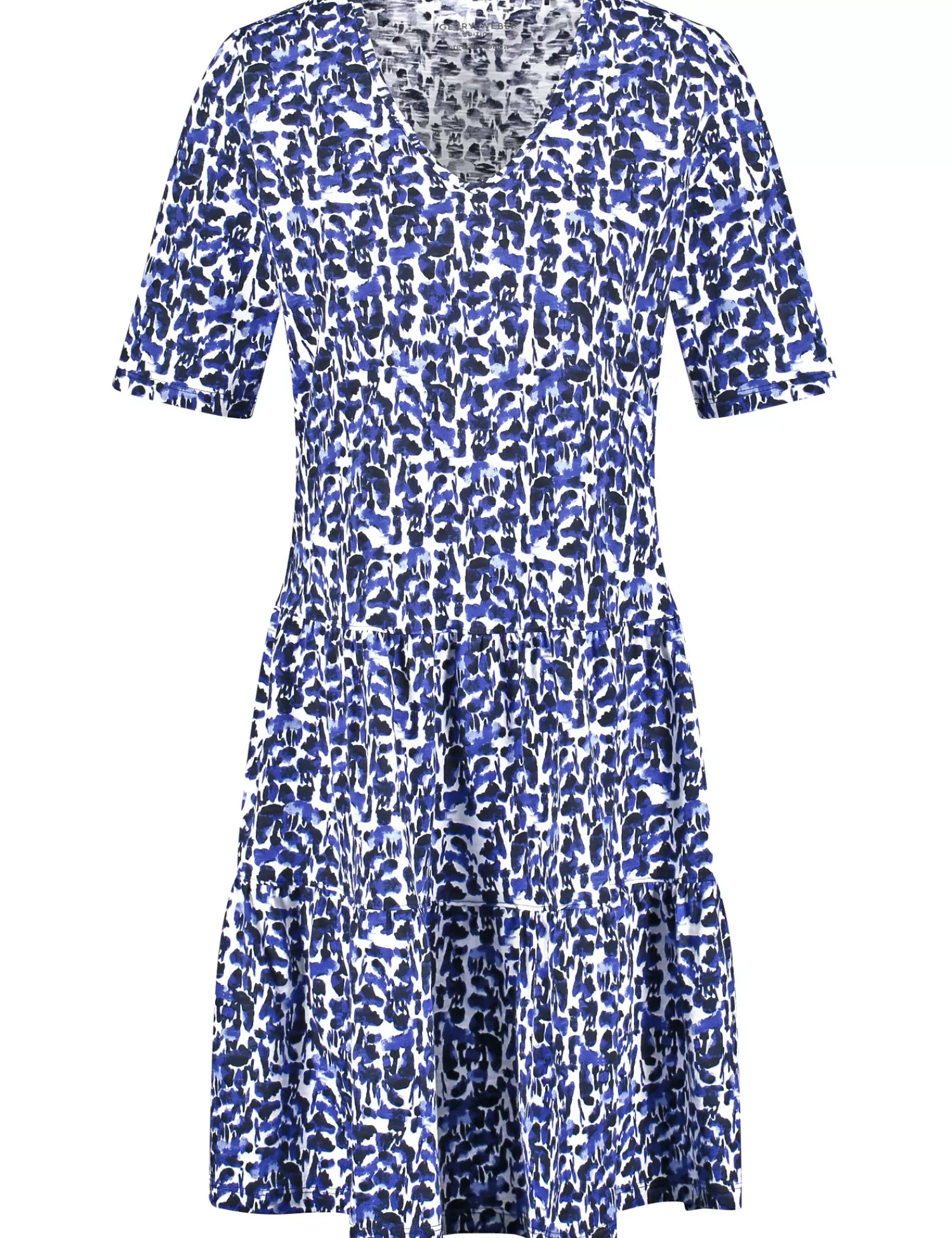 Clearance Gemustertes Shirtkleid Aus Baumwolle Damen Sommerkleider