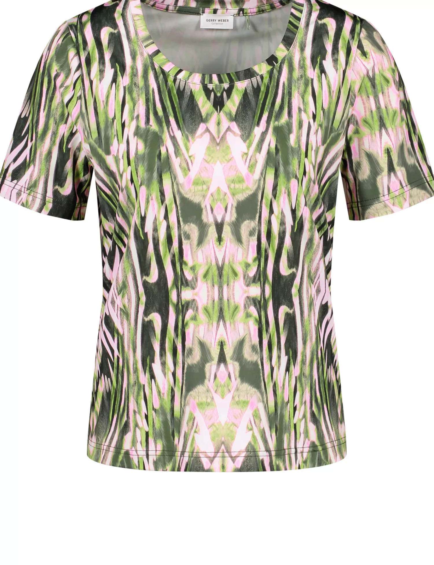 Cheap Gemustertes T-Shirt In Batik-Optik Damen T-Shirts