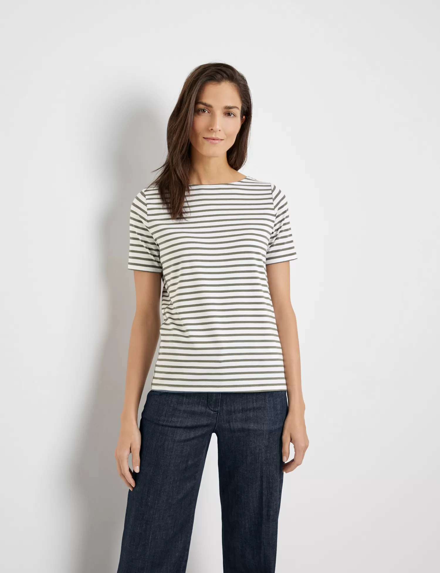 Online Gestreiftes Basic T-Shirt Damen T-Shirts