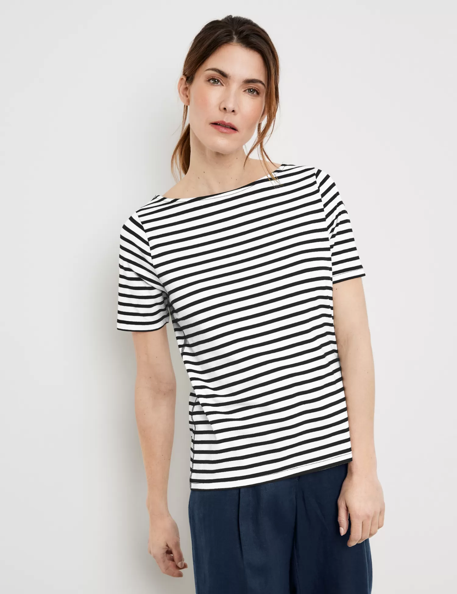 Discount Gestreiftes Basic T-Shirt Damen T-Shirts