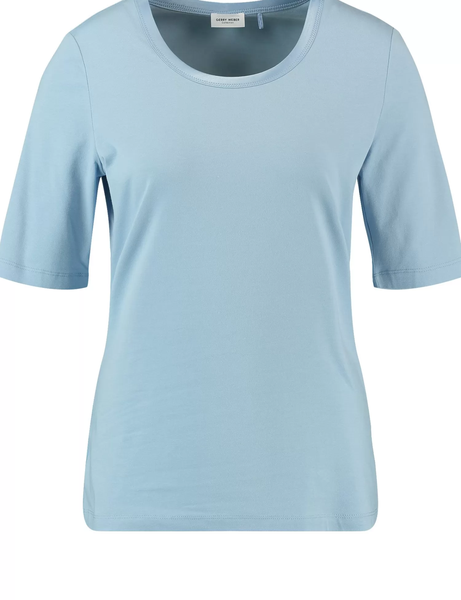 Outlet Halbarmshirt Mit Satin-Detail Damen T-Shirts