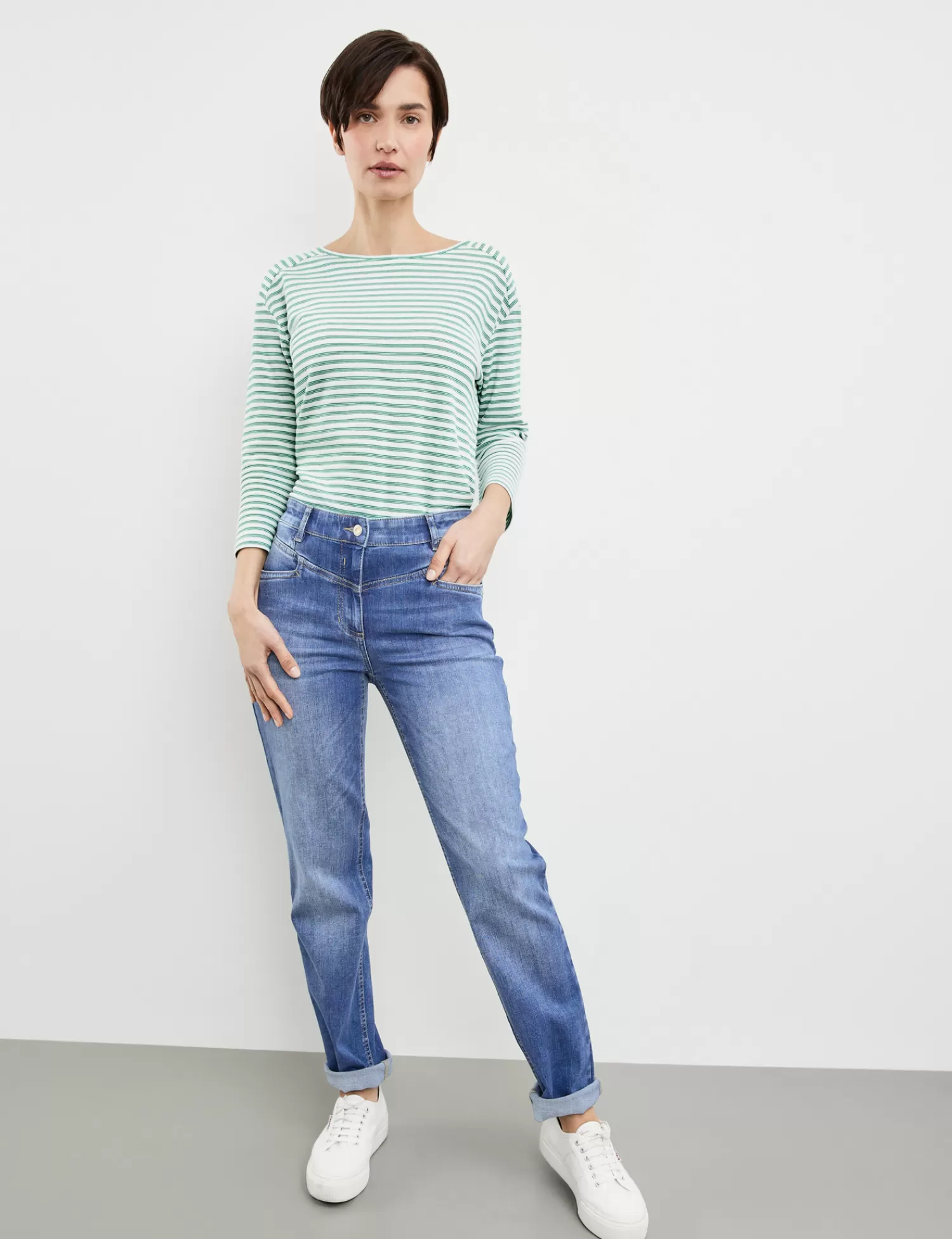 Online Jeans Mit Kontrastnahten Perfect4Ever Damen Jeans