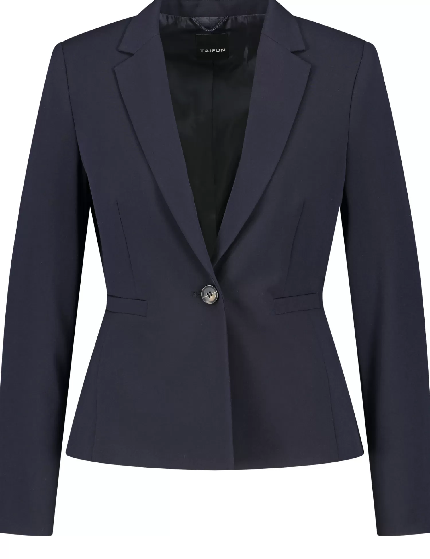 Outlet Klassischer Blazer Aus Knitterarmer Qualitat Damen Elegante Blazer