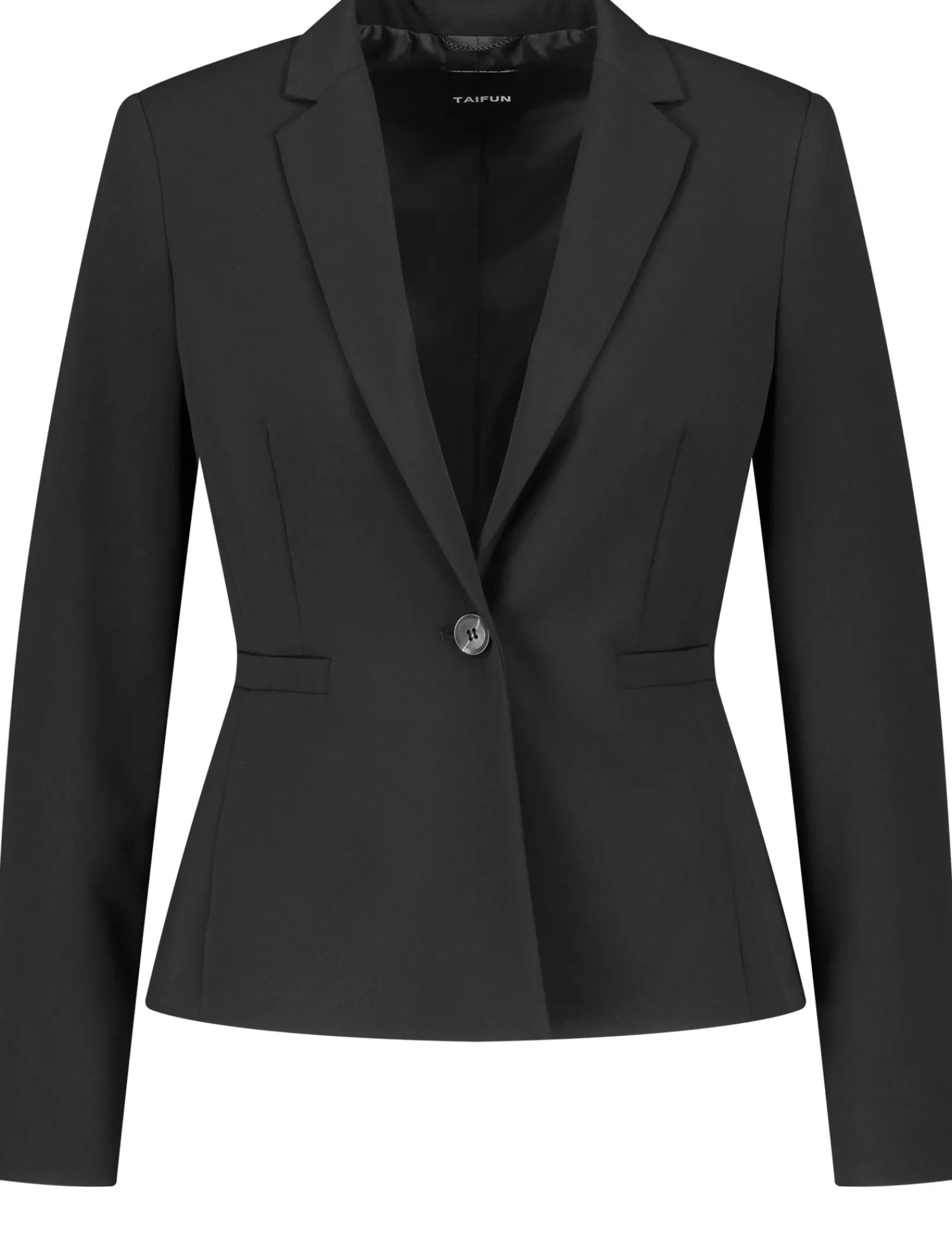 Clearance Klassischer Blazer Aus Knitterarmer Qualitat Damen Elegante Blazer