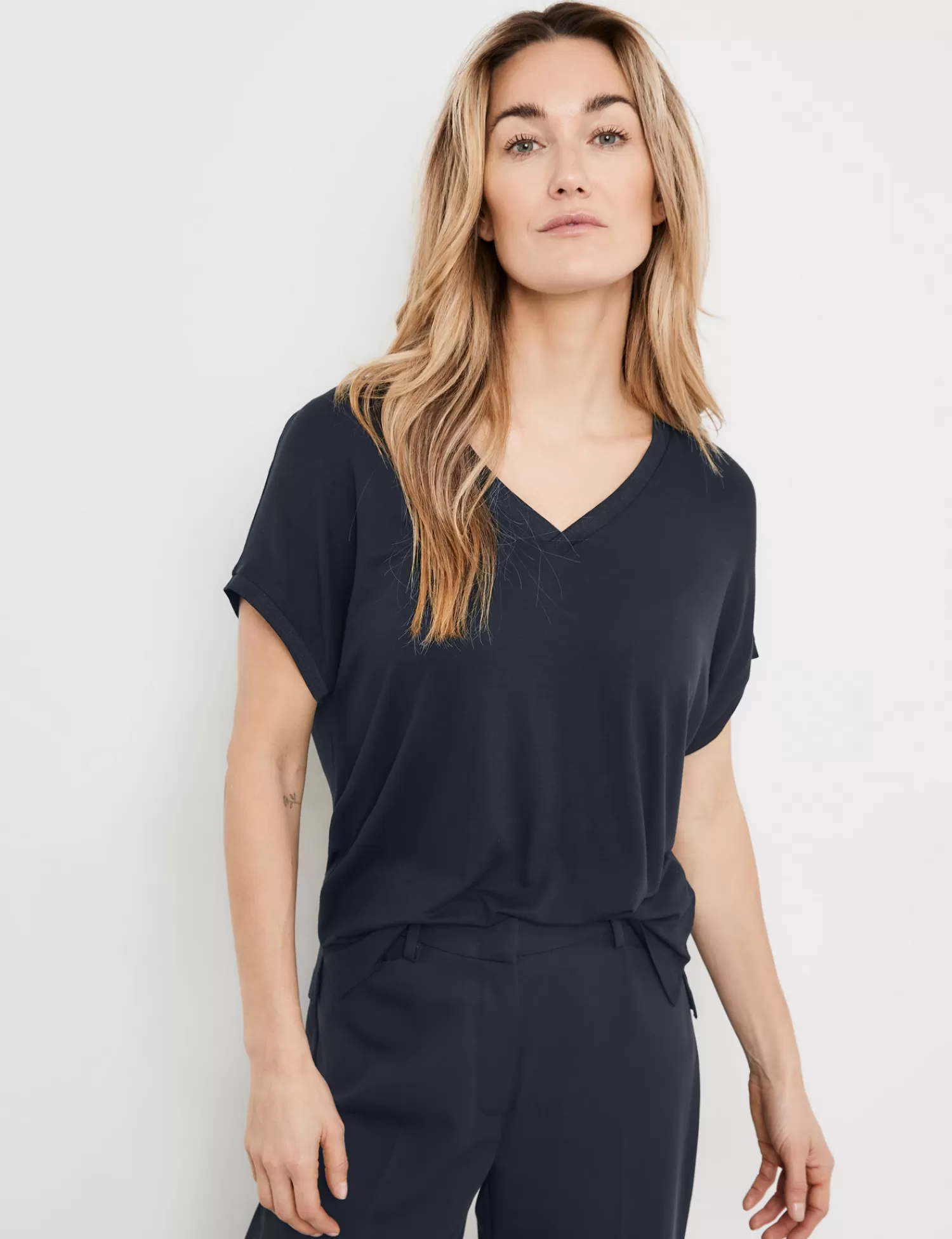 Cheap Kurzarmshirt Mit Legerem Schnitt Damen T-Shirts