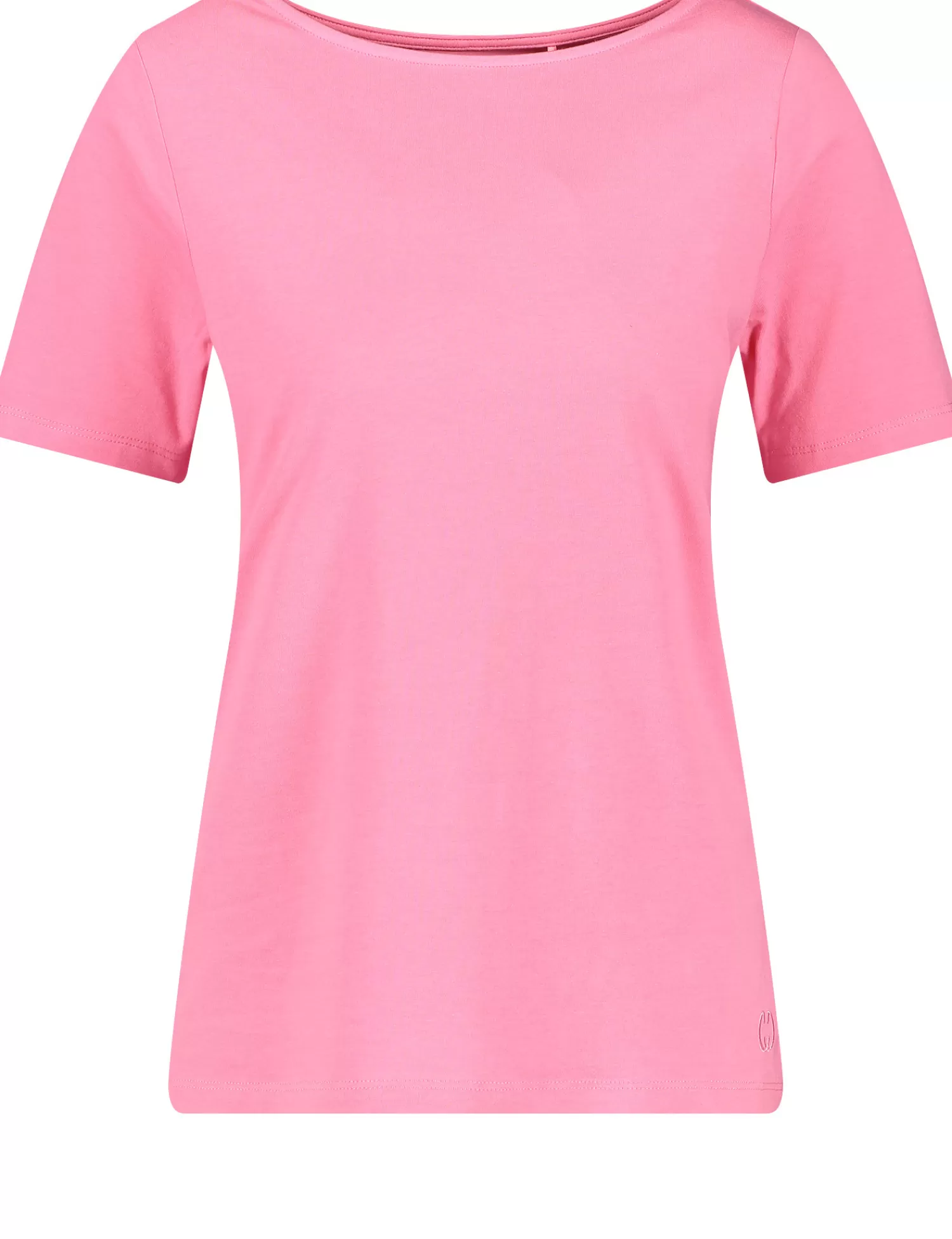 Best Sale Kurzarmshirt Mit U-Bootausschnitt Damen T-Shirts