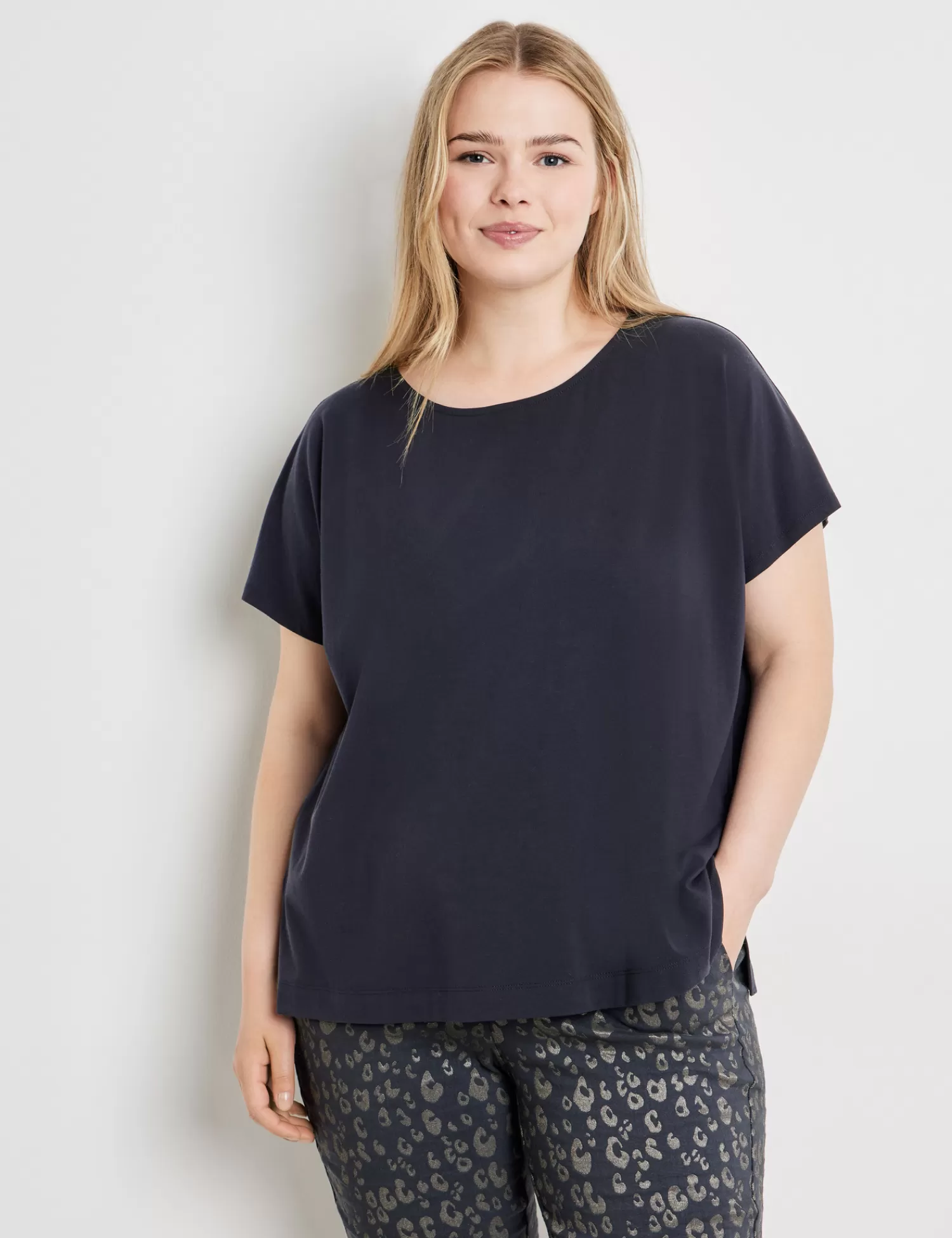 Best Lassiges Basic-Shirt Mit Ruckenfalte Damen T-Shirts