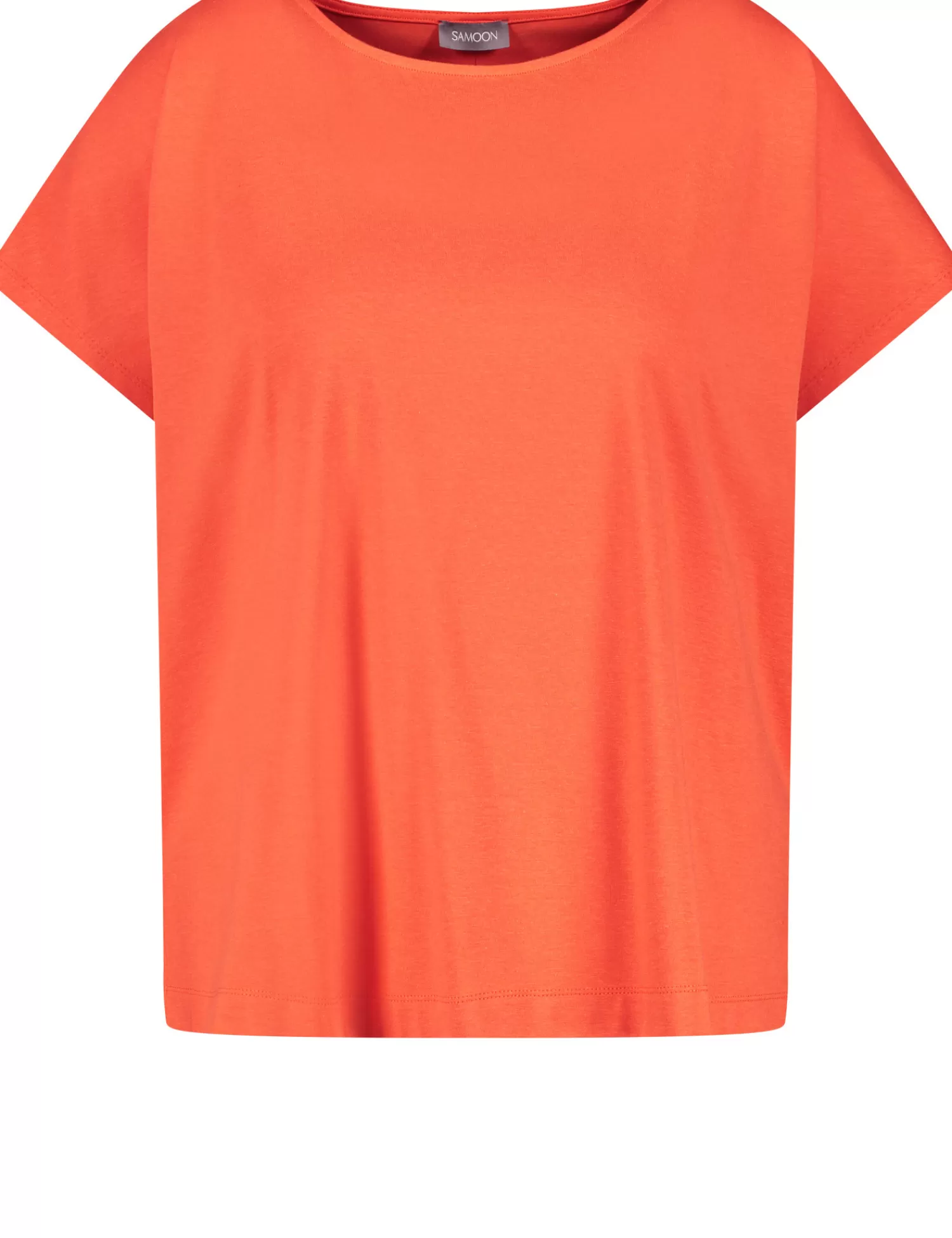 Sale Lassiges Basic-Shirt Mit Ruckenfalte Damen T-Shirts