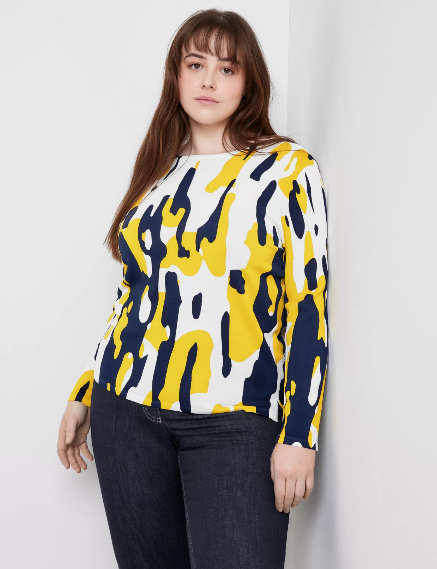 Hot Pullover Mit Print Damen Pullover