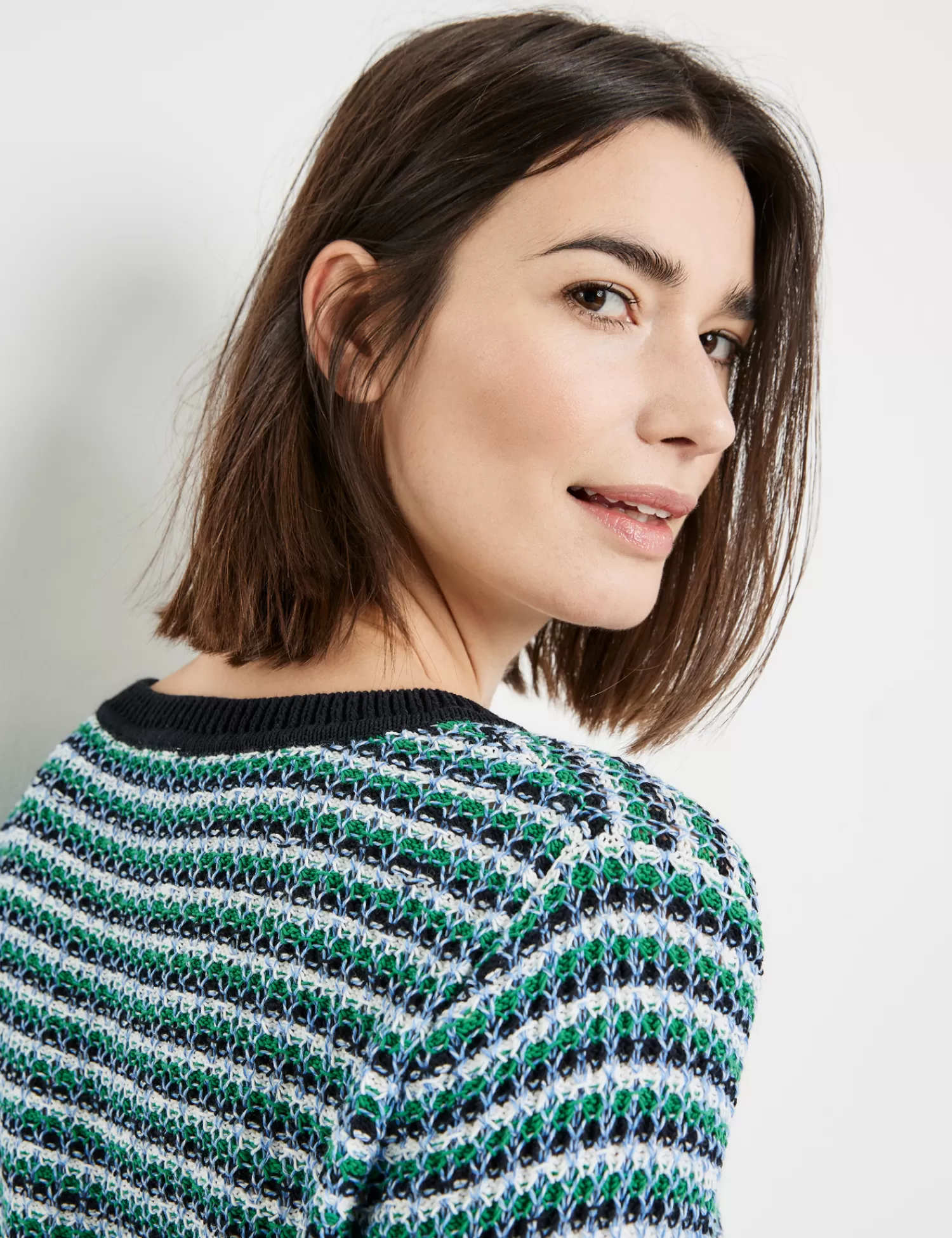 New Pullover Mit Strukturstrick Damen Pullover