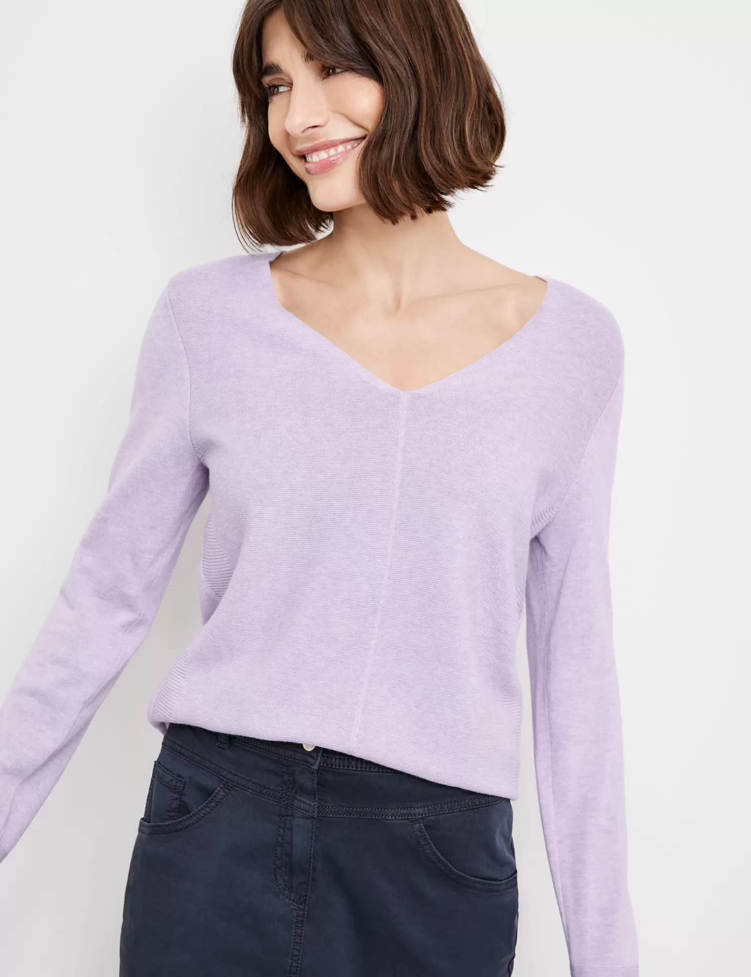 Outlet Pullover Mit V-Ausschnitt Damen Pullover