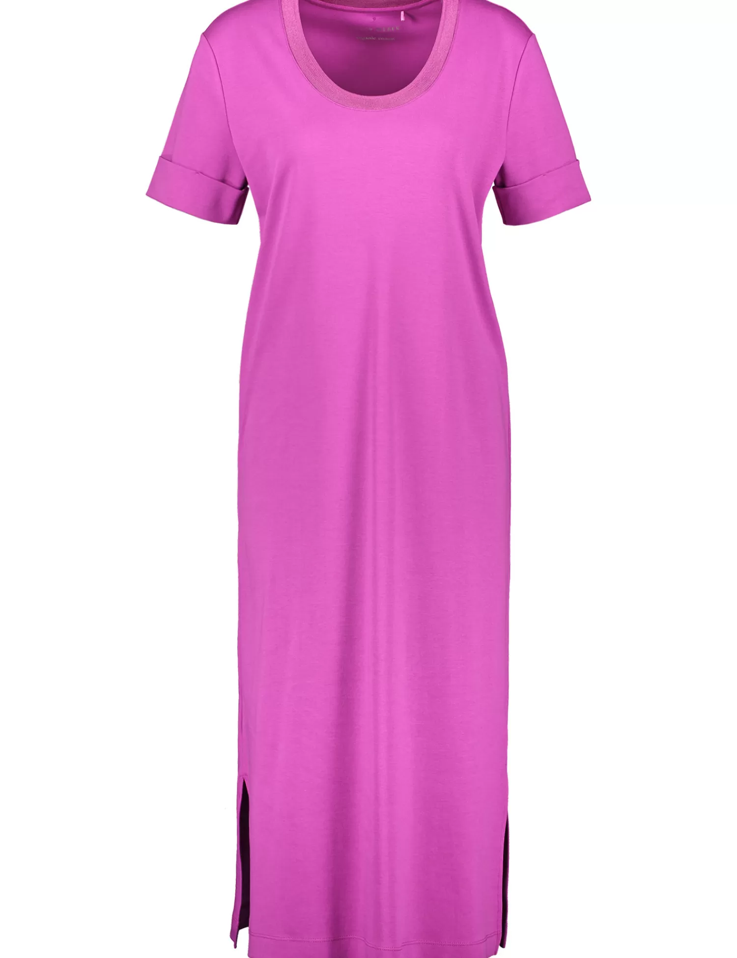 New Schlichtes Kleid Mit Schimmerndem Ausschnitt Damen Knieumspielende Kleider