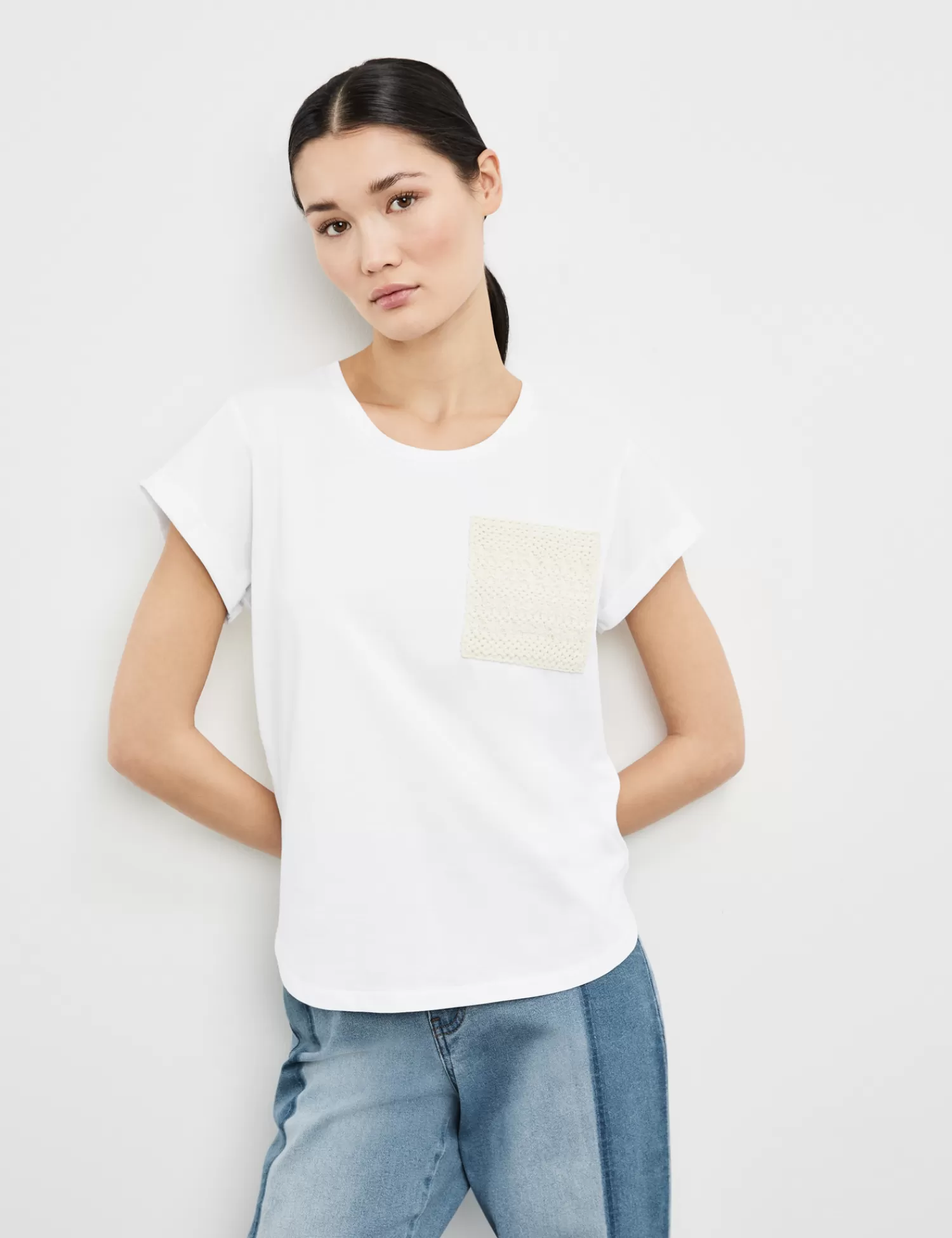 Best Sale Shirt Mit Brusttasche Damen T-Shirts