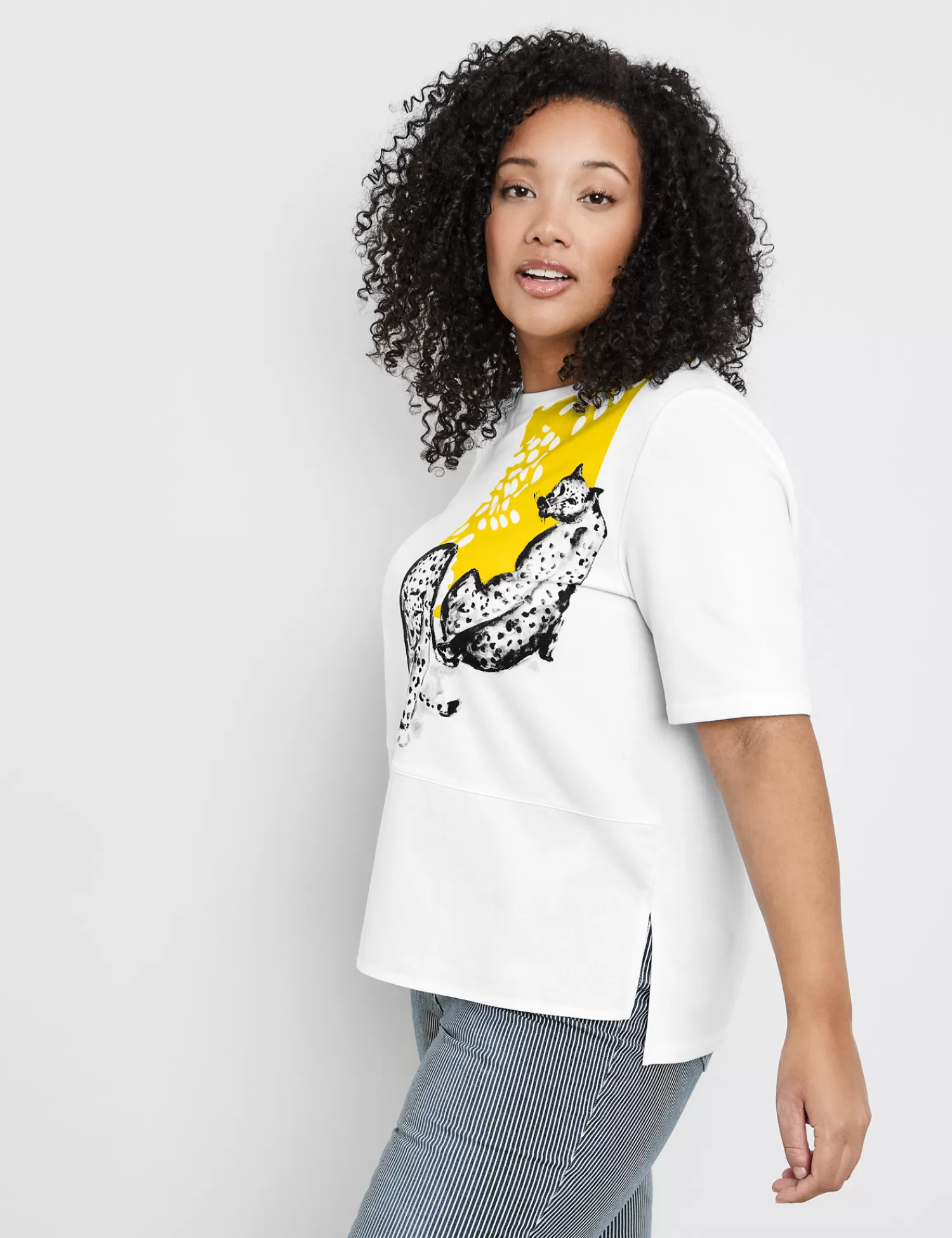 Cheap Shirt Mit Leo-Motiv Damen T-Shirts