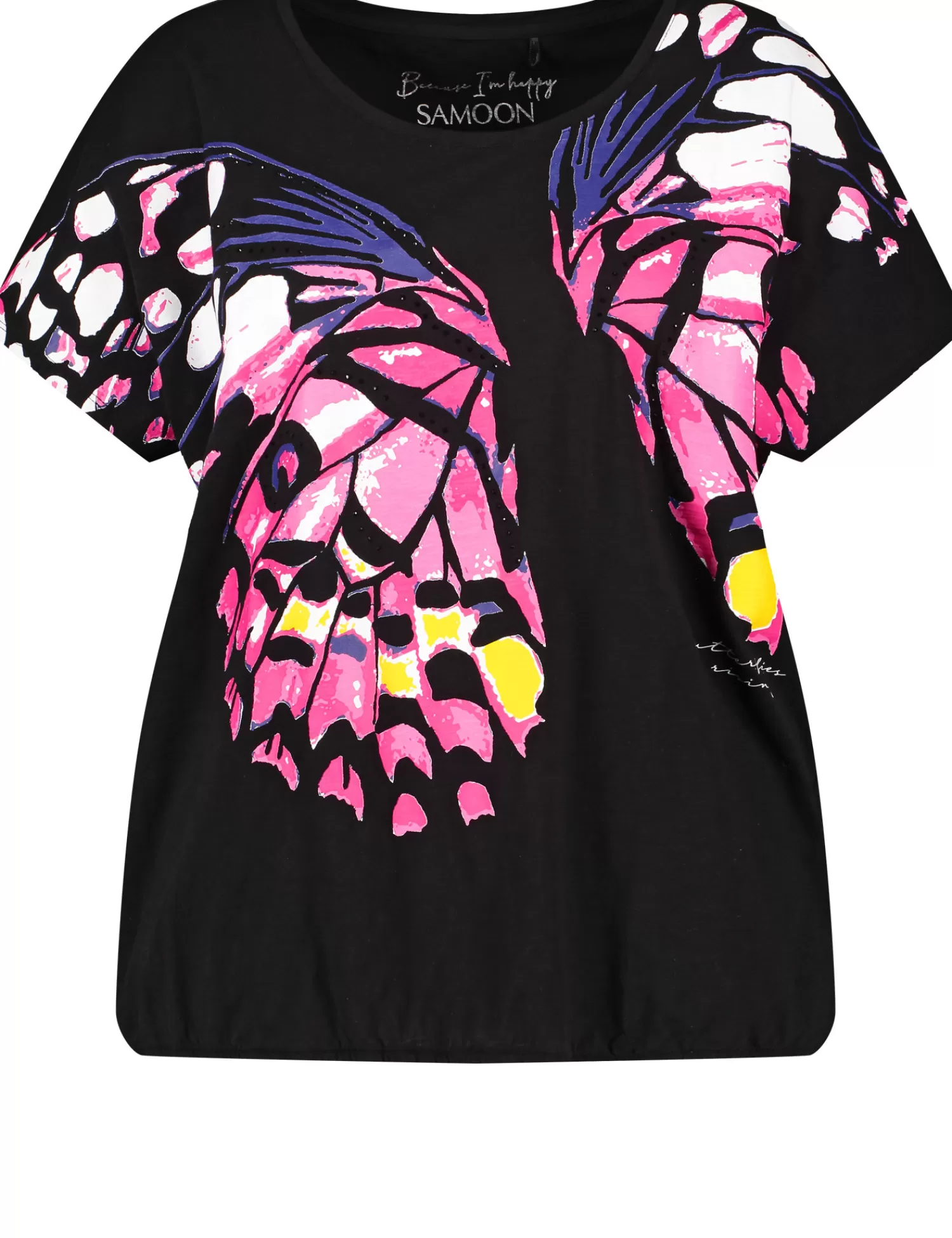 Cheap Shirt Mit Verziertem Schmetterling Damen T-Shirts