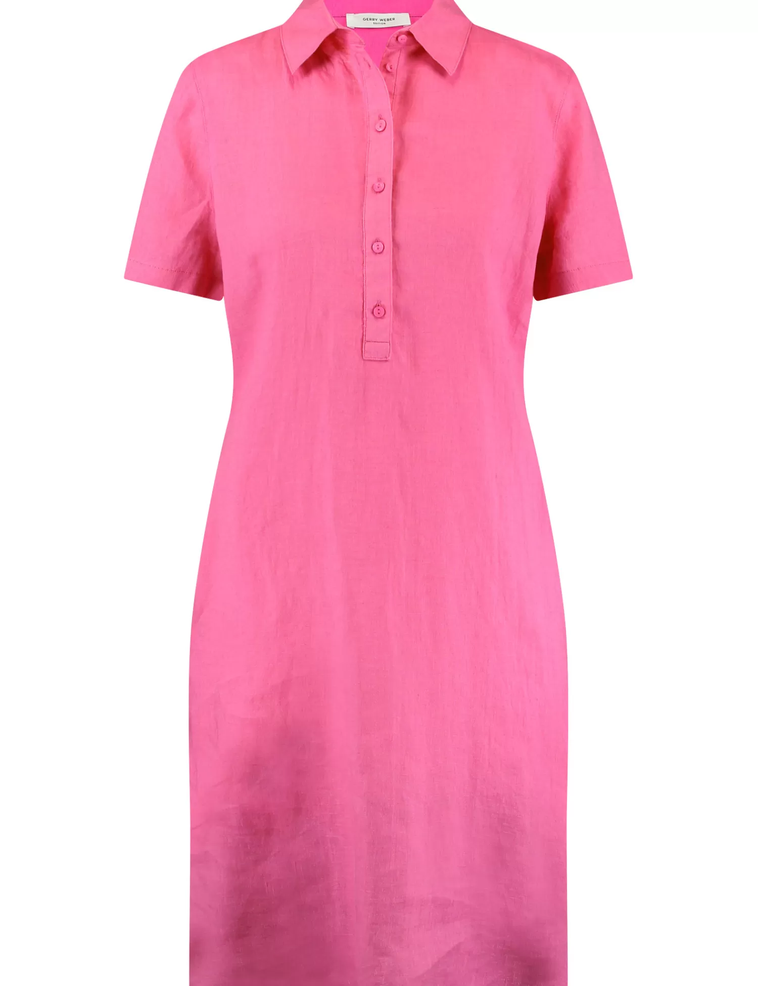 Clearance Shirtkleid Aus Leinen Damen Sommerkleider