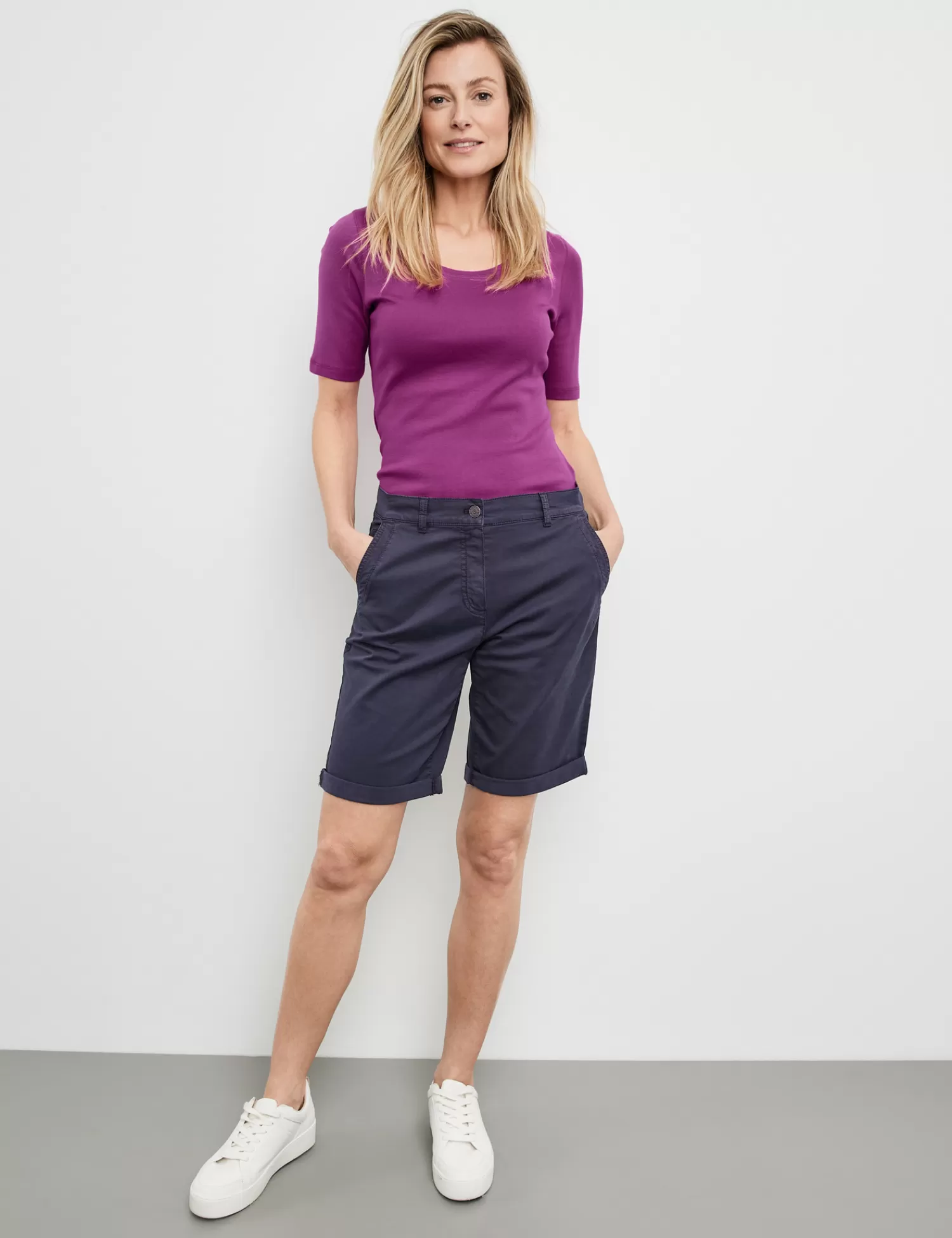 Best Shorts Mit Gekrempeltem Saum Damen Shorts / Bermudas