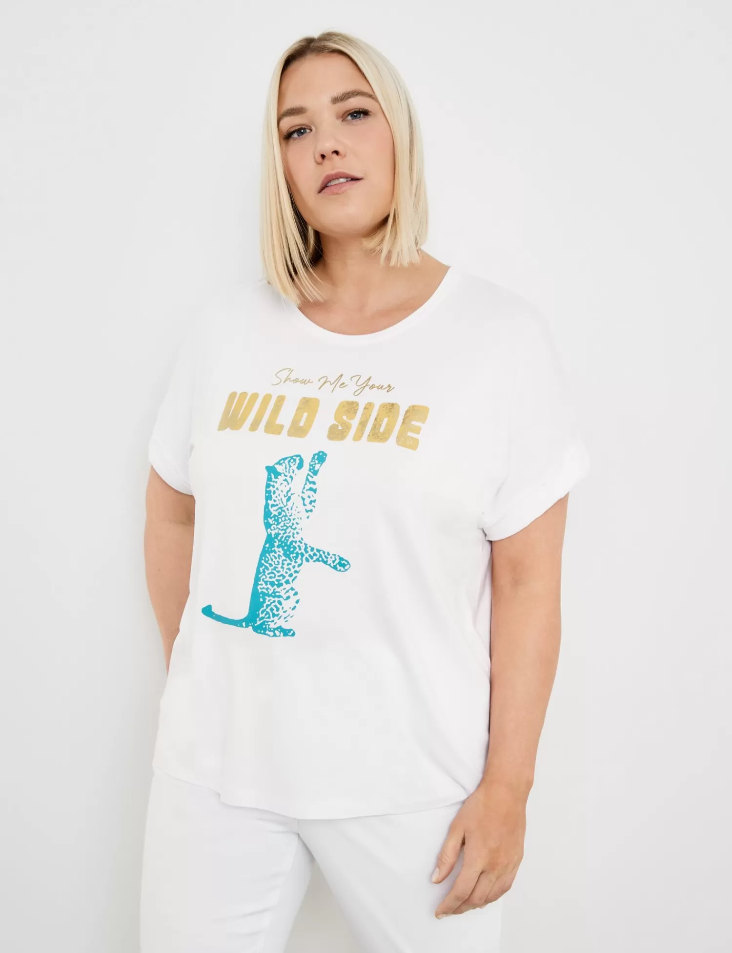 Hot T-Shirt Mit Animal-Print Damen T-Shirts