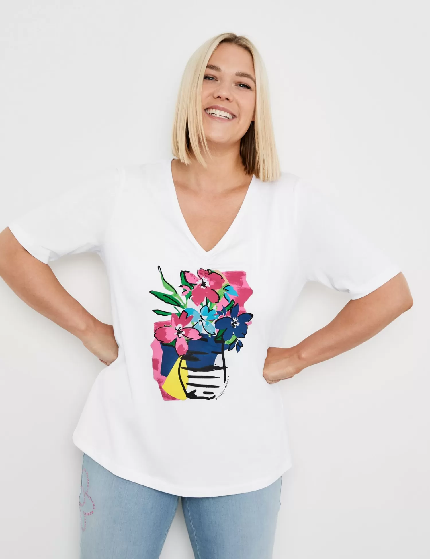 Best Sale T-Shirt Mit Frontprint Damen T-Shirts