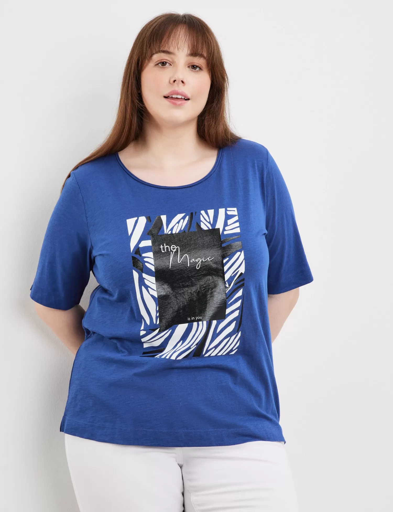 Cheap T-Shirt Mit Frontprint Damen T-Shirts