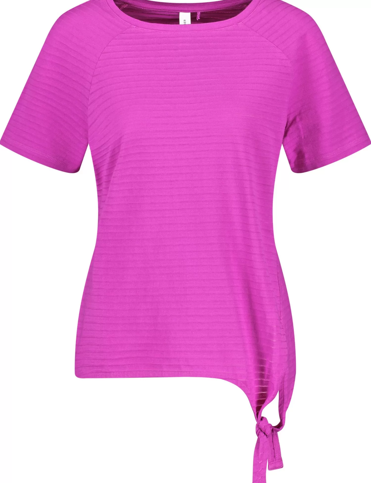 Store T-Shirt Mit Knotendetail Damen T-Shirts